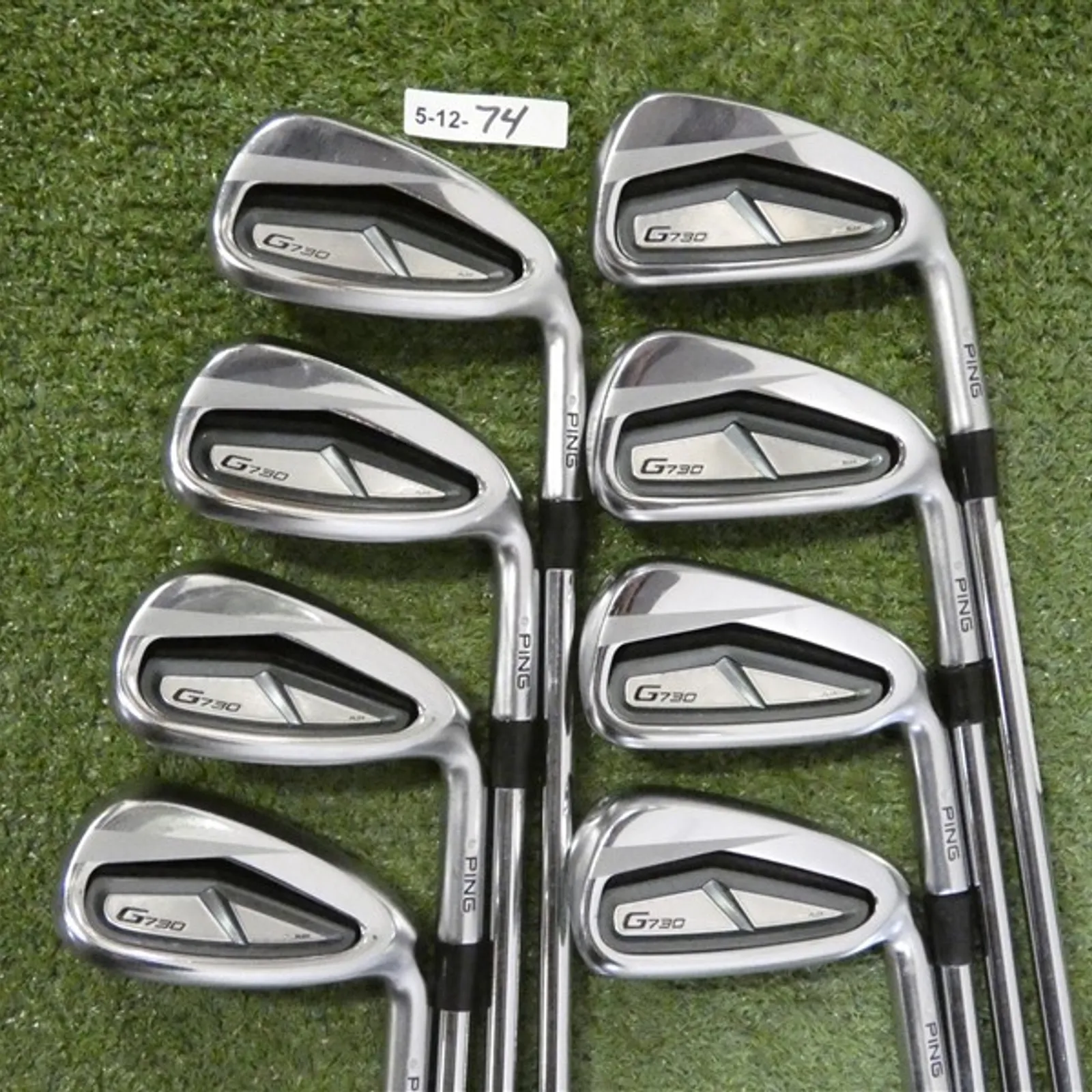 PING G730 Irons 7-W, U & 50* Elevate MPH 95 Regular Steel Mid