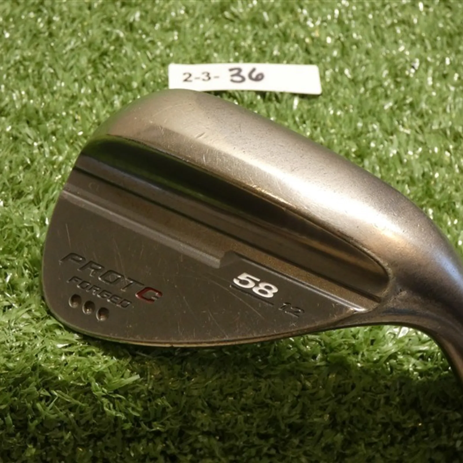 Proto Concept Forged 58* 12* Lob Wedge [Cut Down] Dynamic Gold