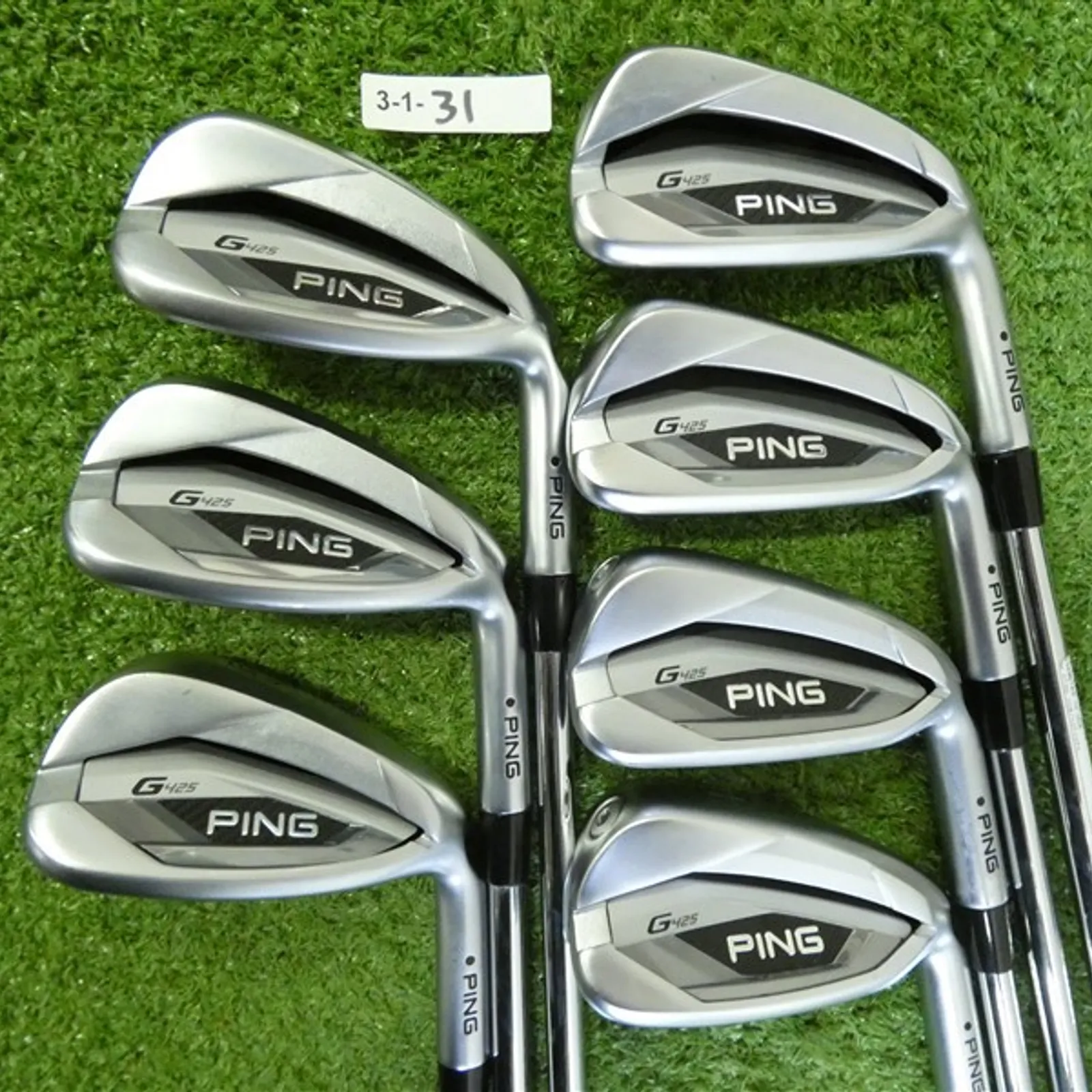 あんぼ　PING G425 ハイブリッド U2 17° AWT 2.0 PING G425 Irons 5-W & U AWT 2.0 Stiff Steel Black Dot Excellent