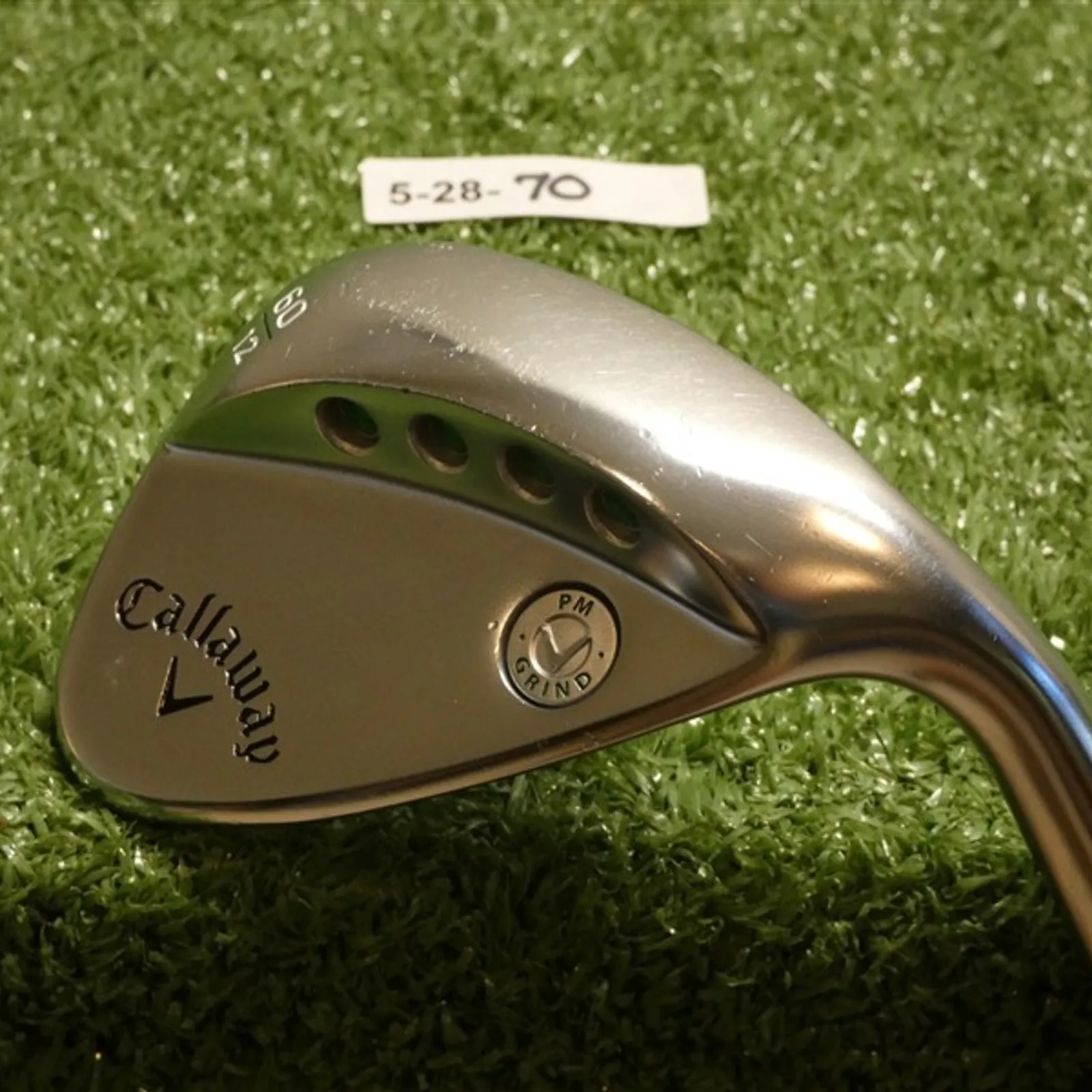 Callaway 2019 PM Grind Chrome 60* 12* Lob Wedge KBS Hi-Rev 2.0