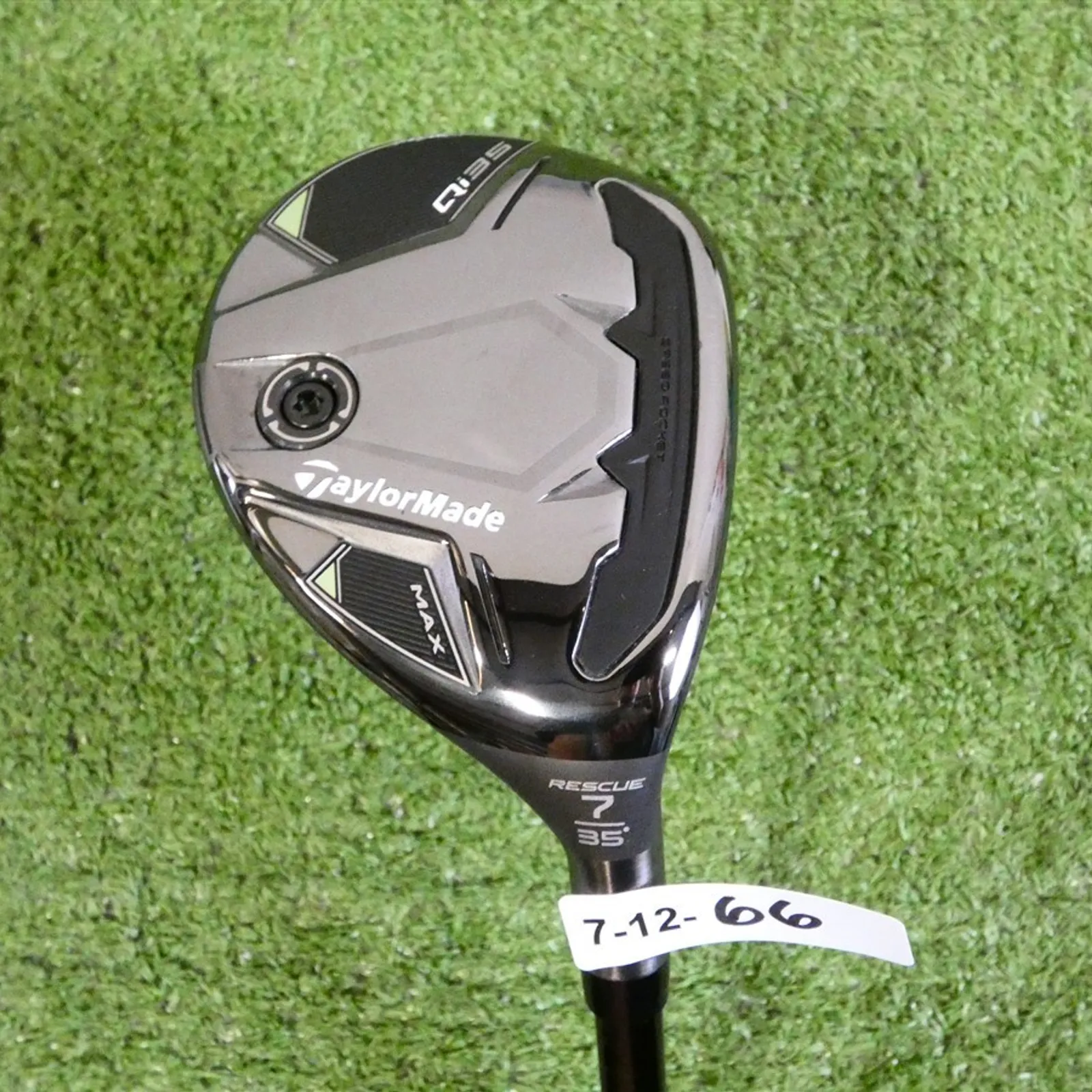 TaylorMade Qi35 Max 35* 7 Hybrid Rescue Tensei AV Blue 70 Regular