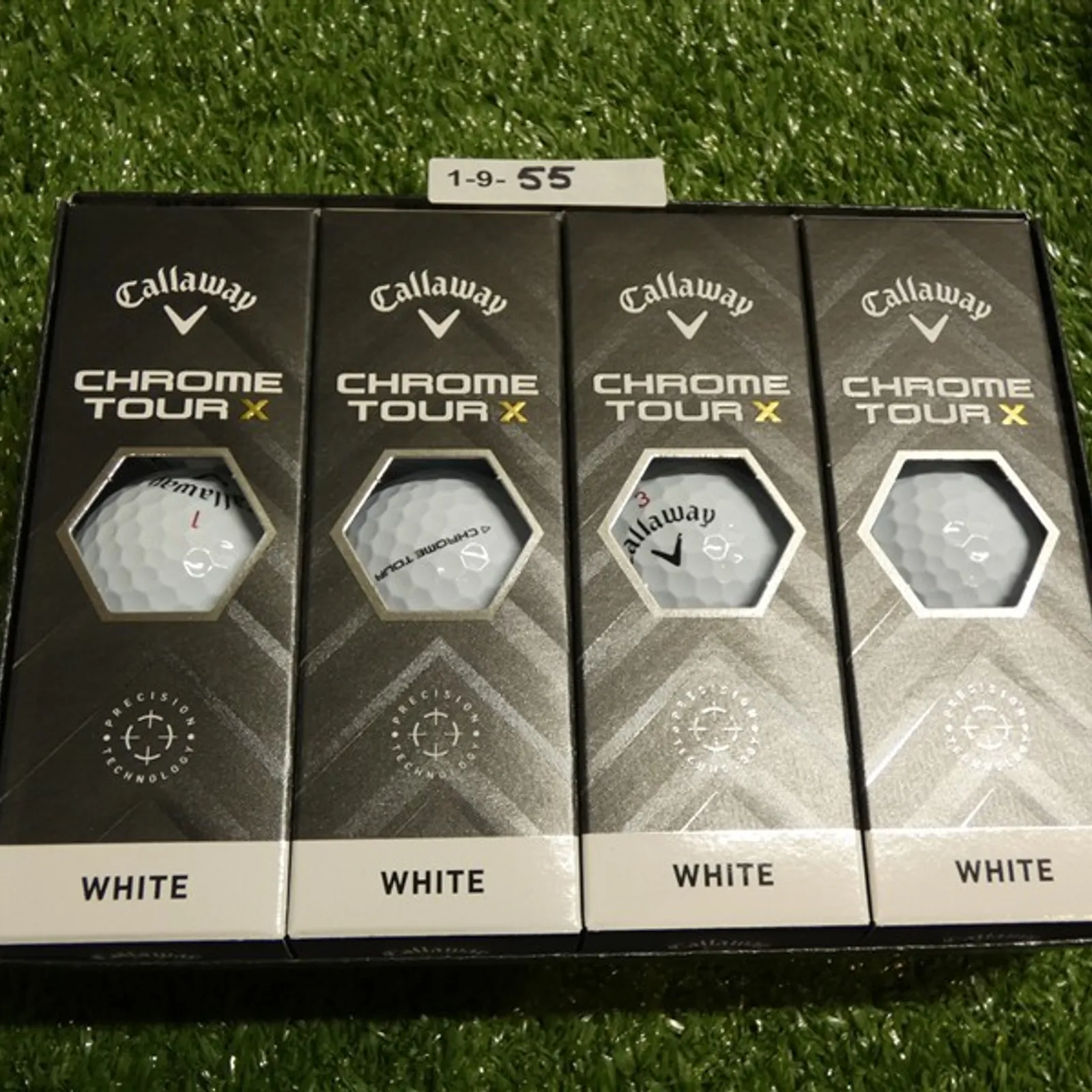 Callaway 2024 Chrome Tour X White Golf Balls 5 Dozen No Logos New