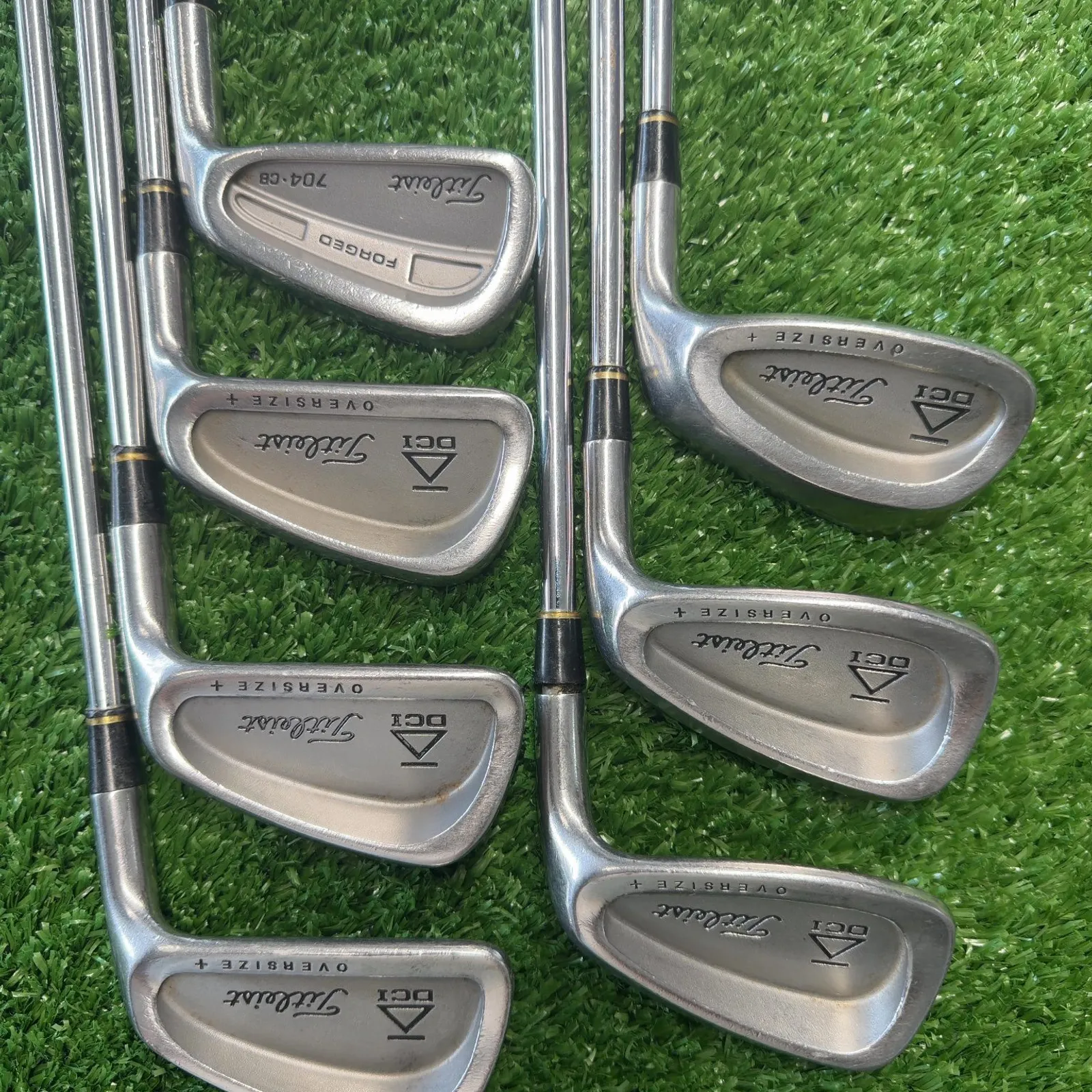 Titleist DCI Black Oversize + Iron Set 4-PW Stiff Tri-Spec RH