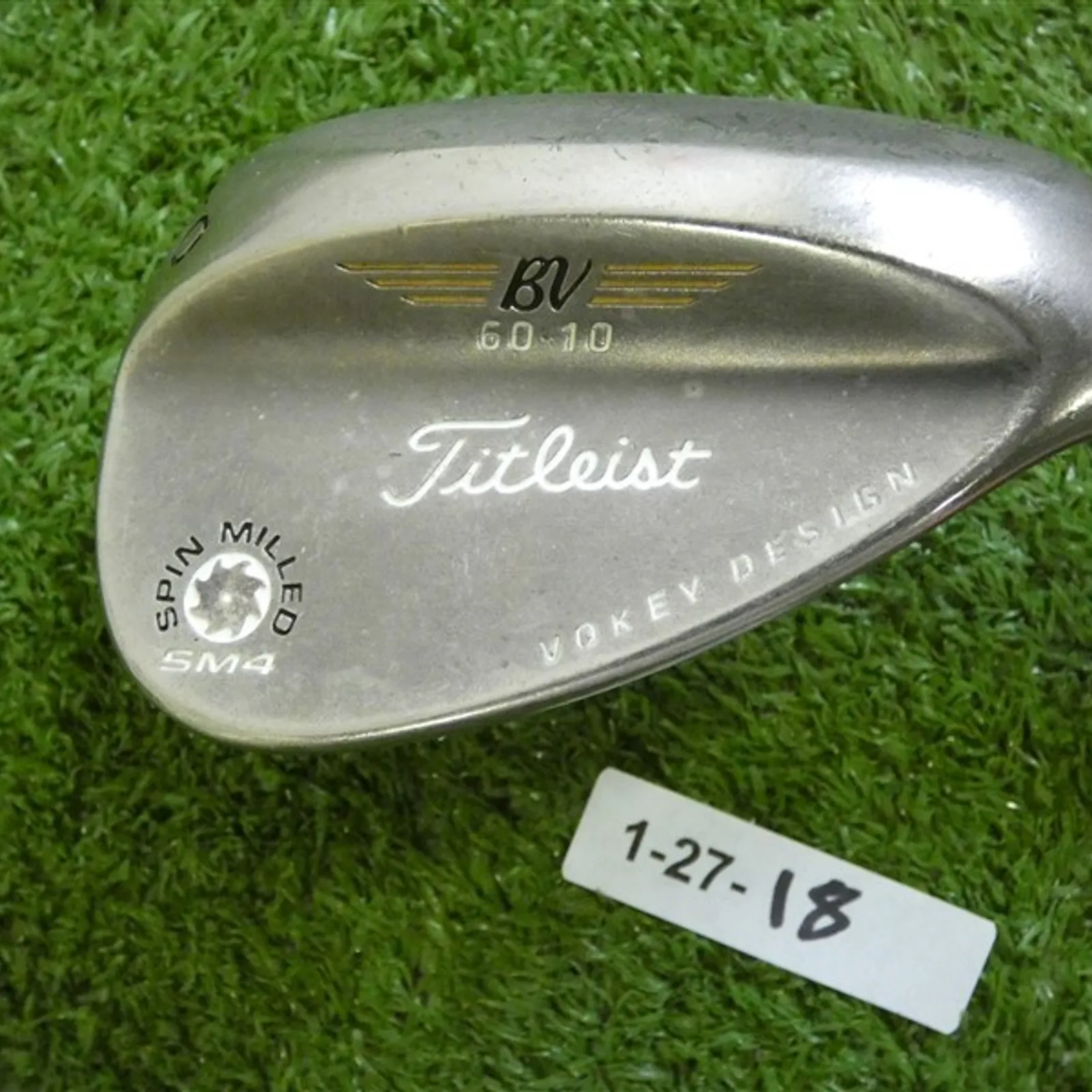 Titleist Vokey SM4 Black Nickel 60* 10* Lob Wedge Dynamic Gold