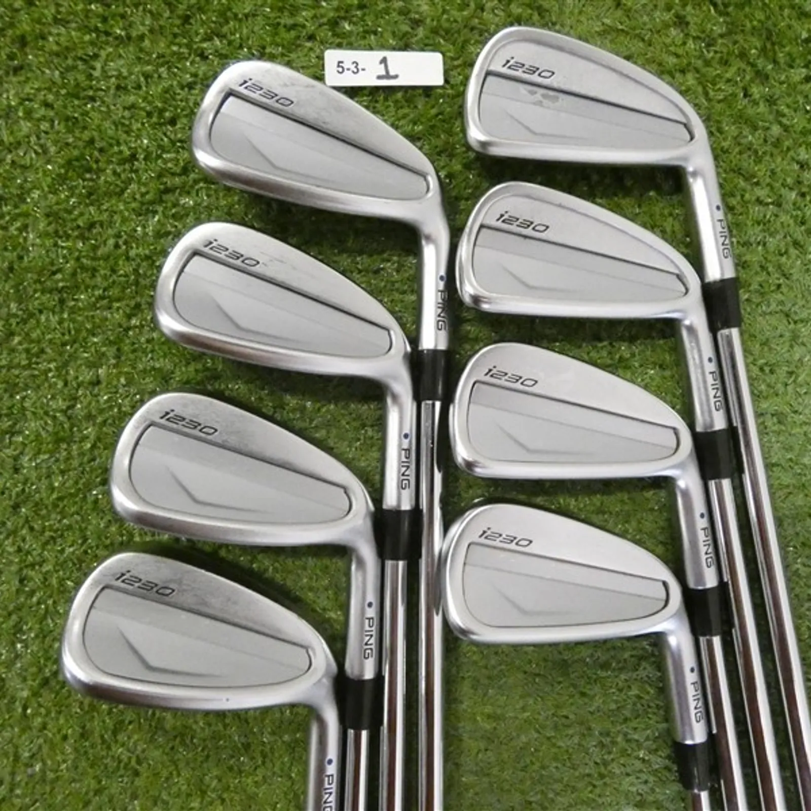 PING i230 Irons 4-W & U Dynamic Gold 120 S300 Stiff Steel Blue Dot