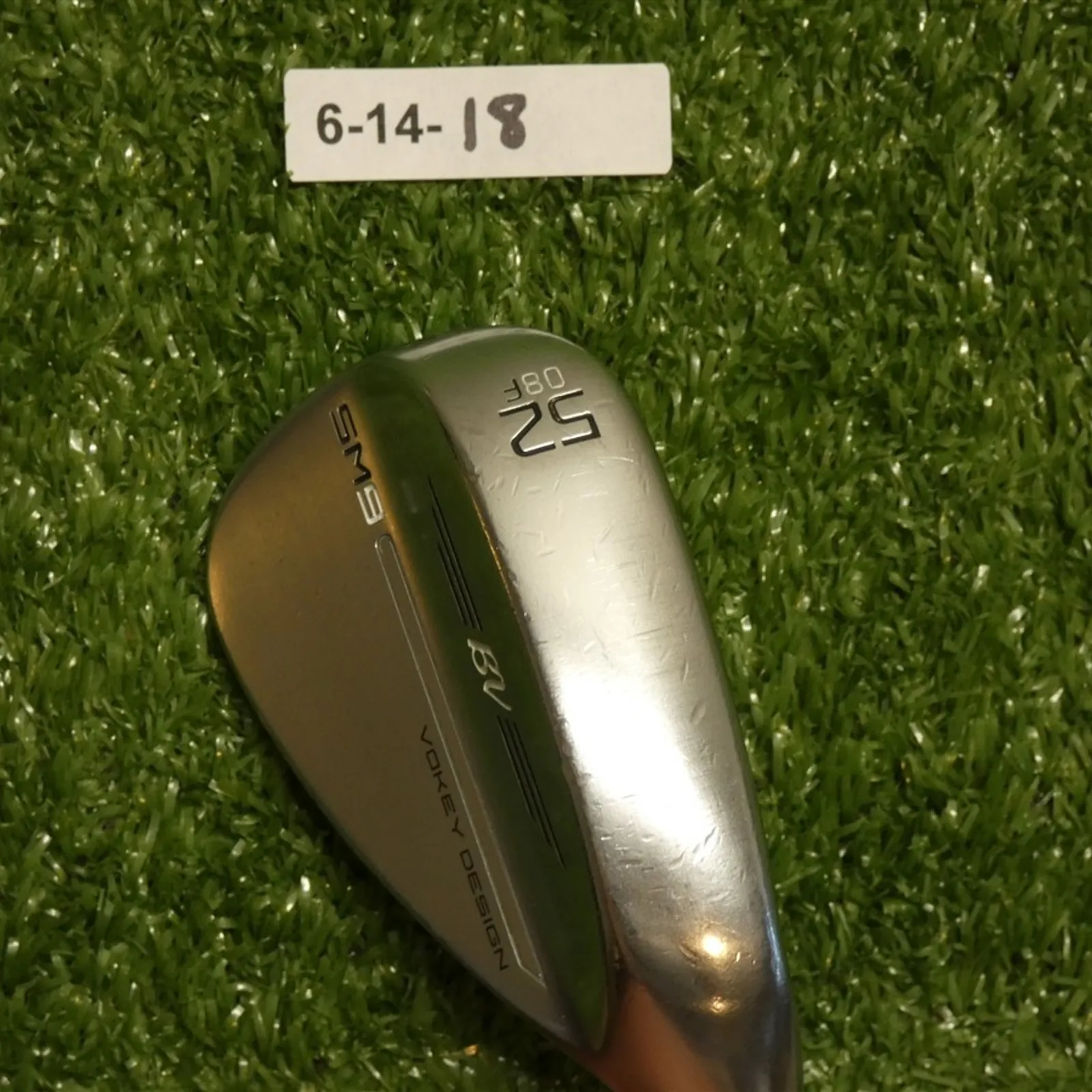Titleist Vokey SM9 Tour Chrome 52* 08* Gap Wedge F Grind Dynamic
