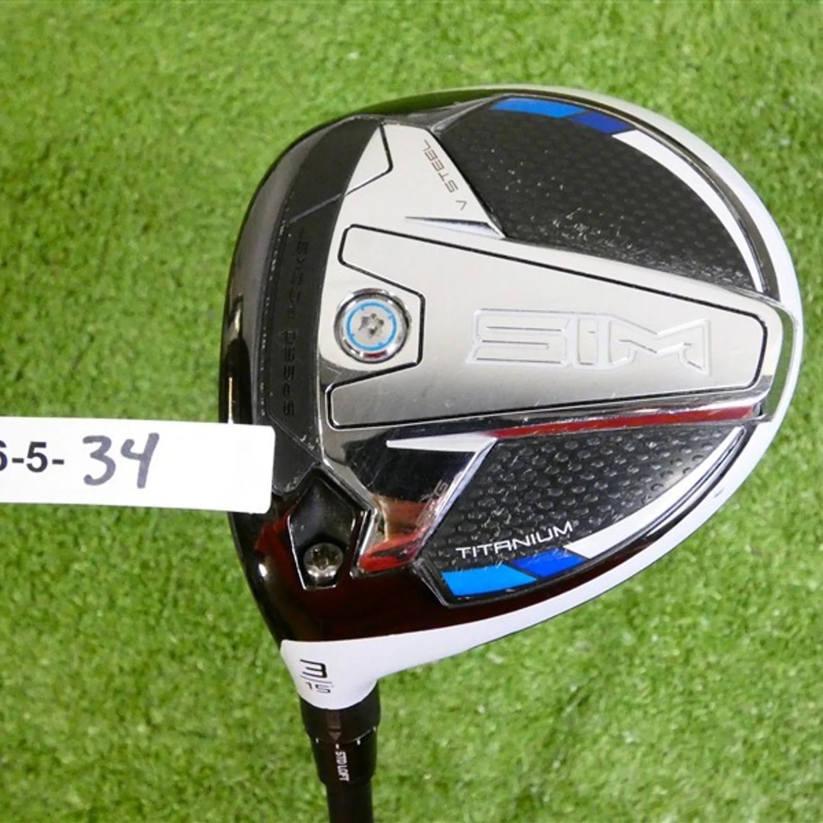 TaylorMade SIM Ti 15 Left Hand 3 Wood Tensei AV Limited 65 Regular
