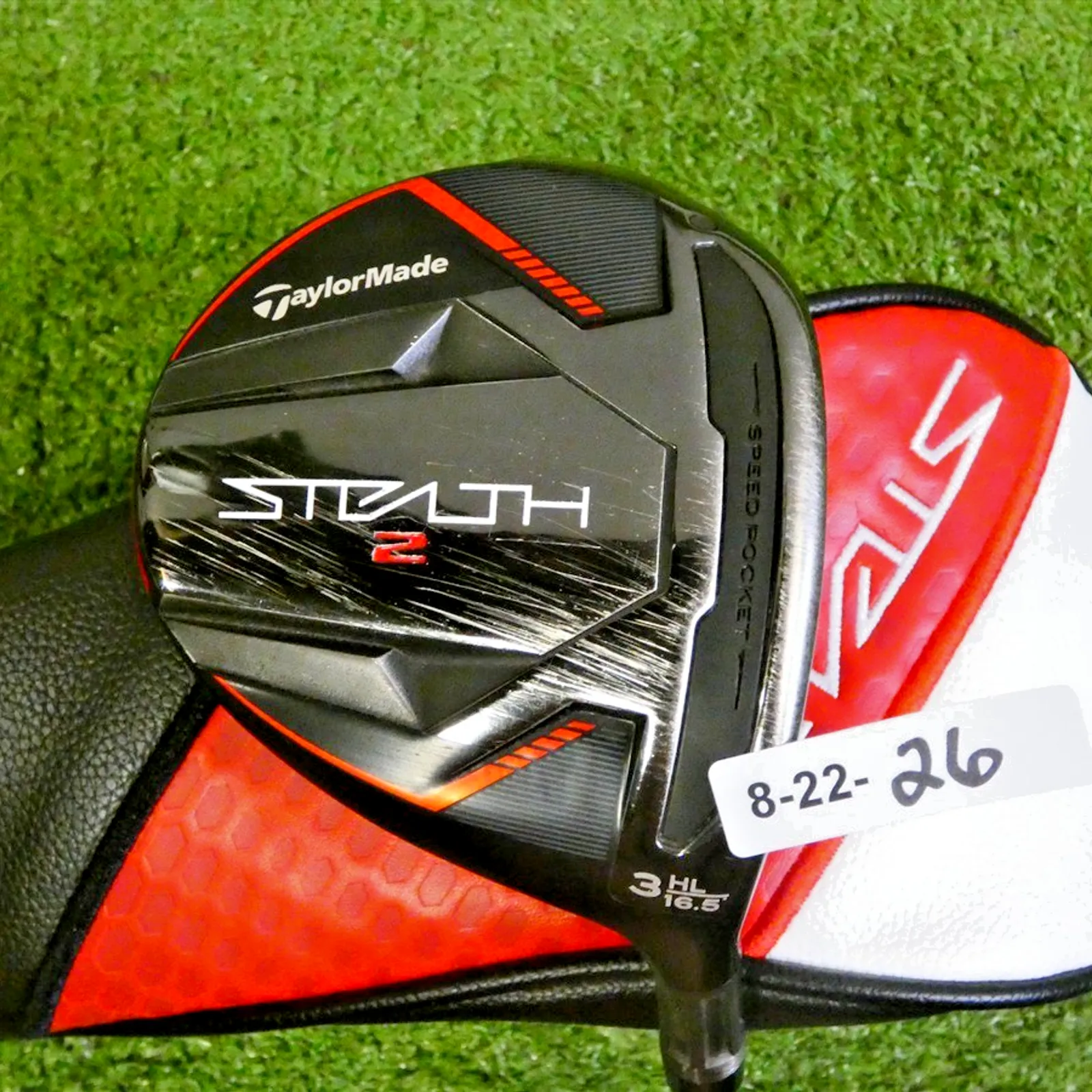 TaylorMade Stealth 2 16.5* 3HL Wood Riptide CB 40g 5.0 A Senior