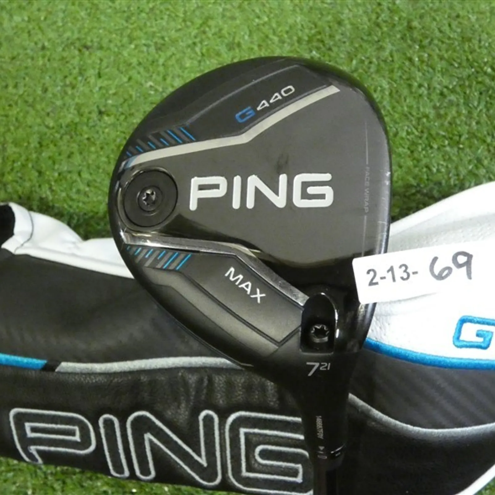 PING G440 Max 21* 7 Wood HZRDUS Smoke RDX 75g 6.5 X Extra Stiff