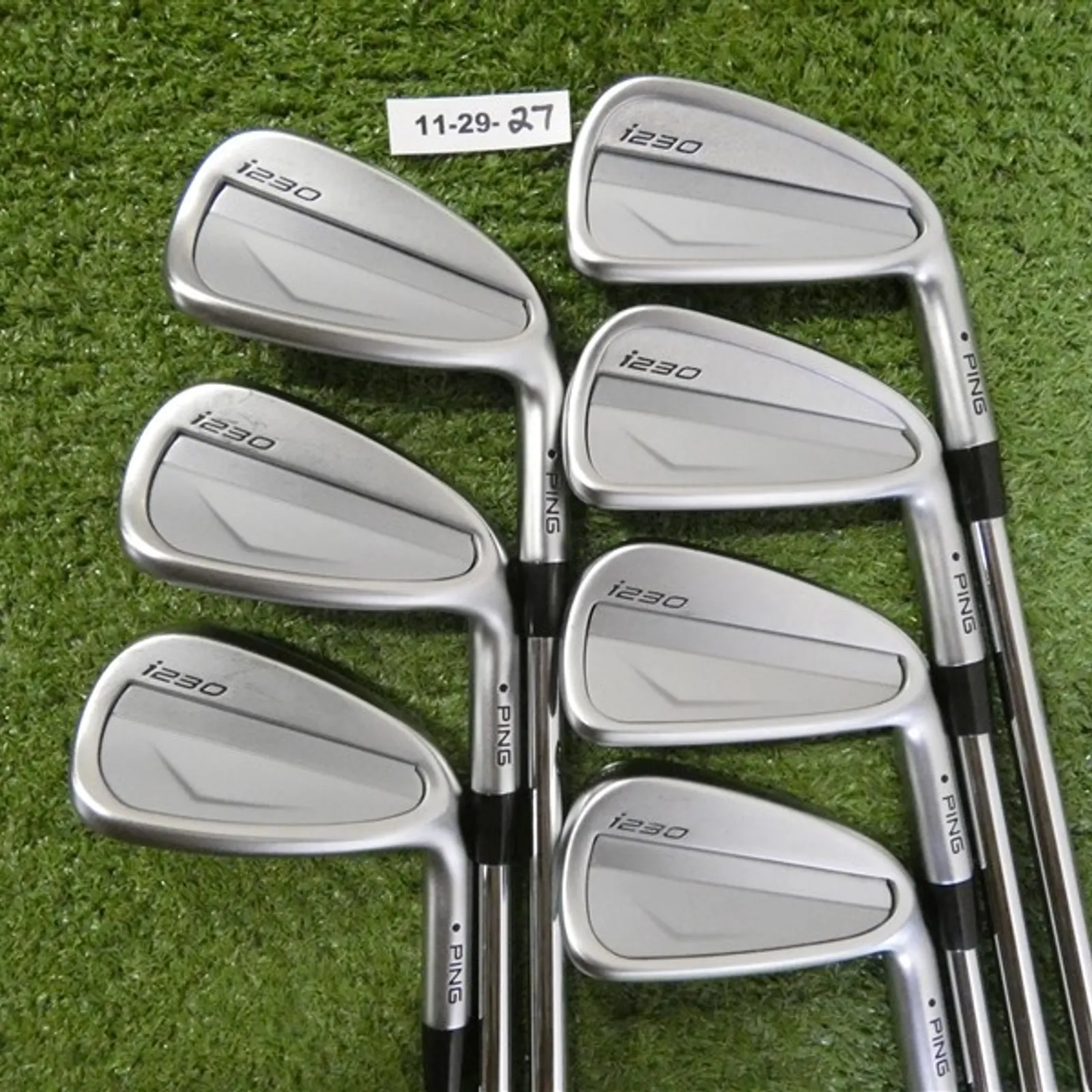 PING i230 Irons 4-W Project X 5.5 Regular Steel Black Dot Excellent