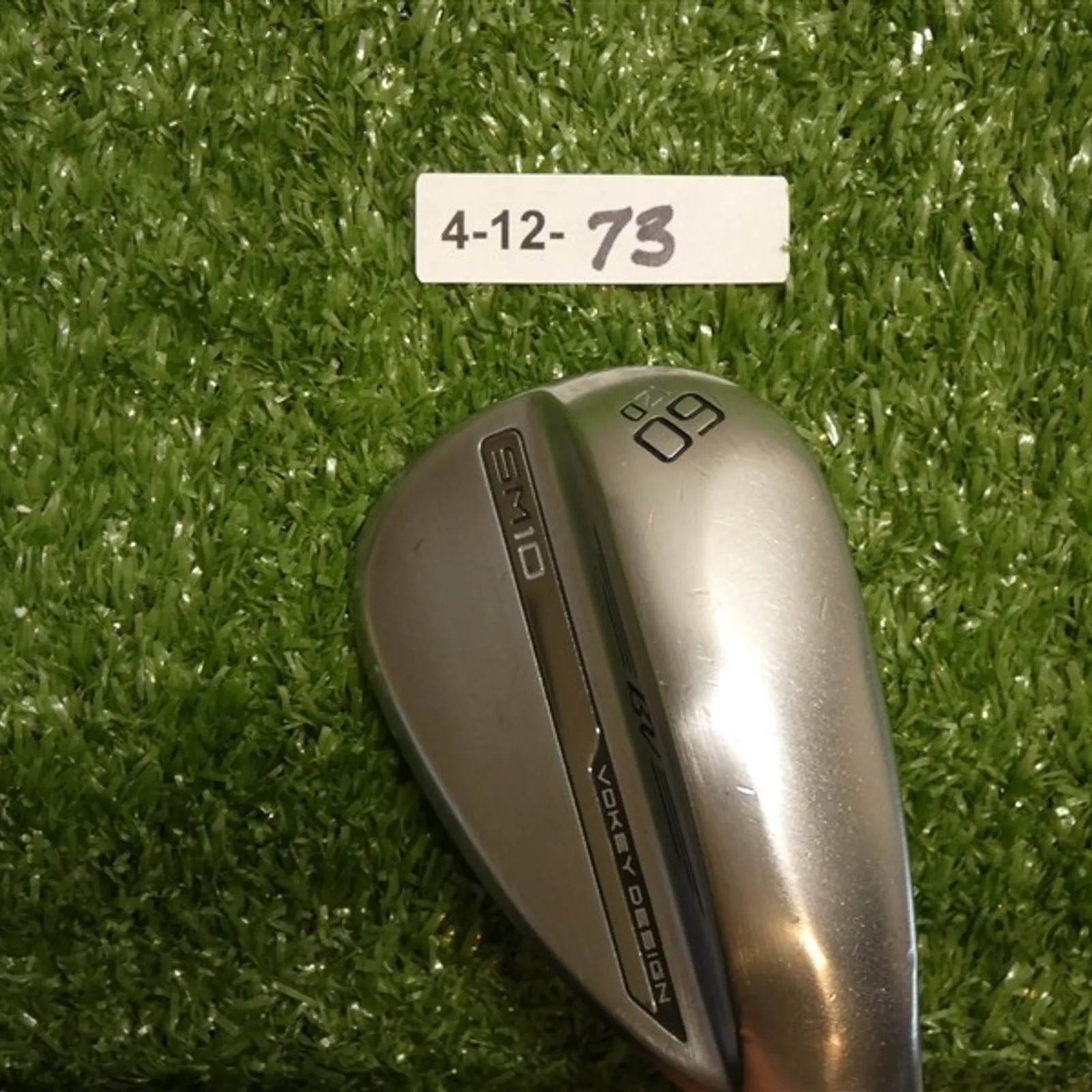 Titleist Vokey SM10 Tour Chrome 60* 12* Lob Wedge D Grind Dynamic