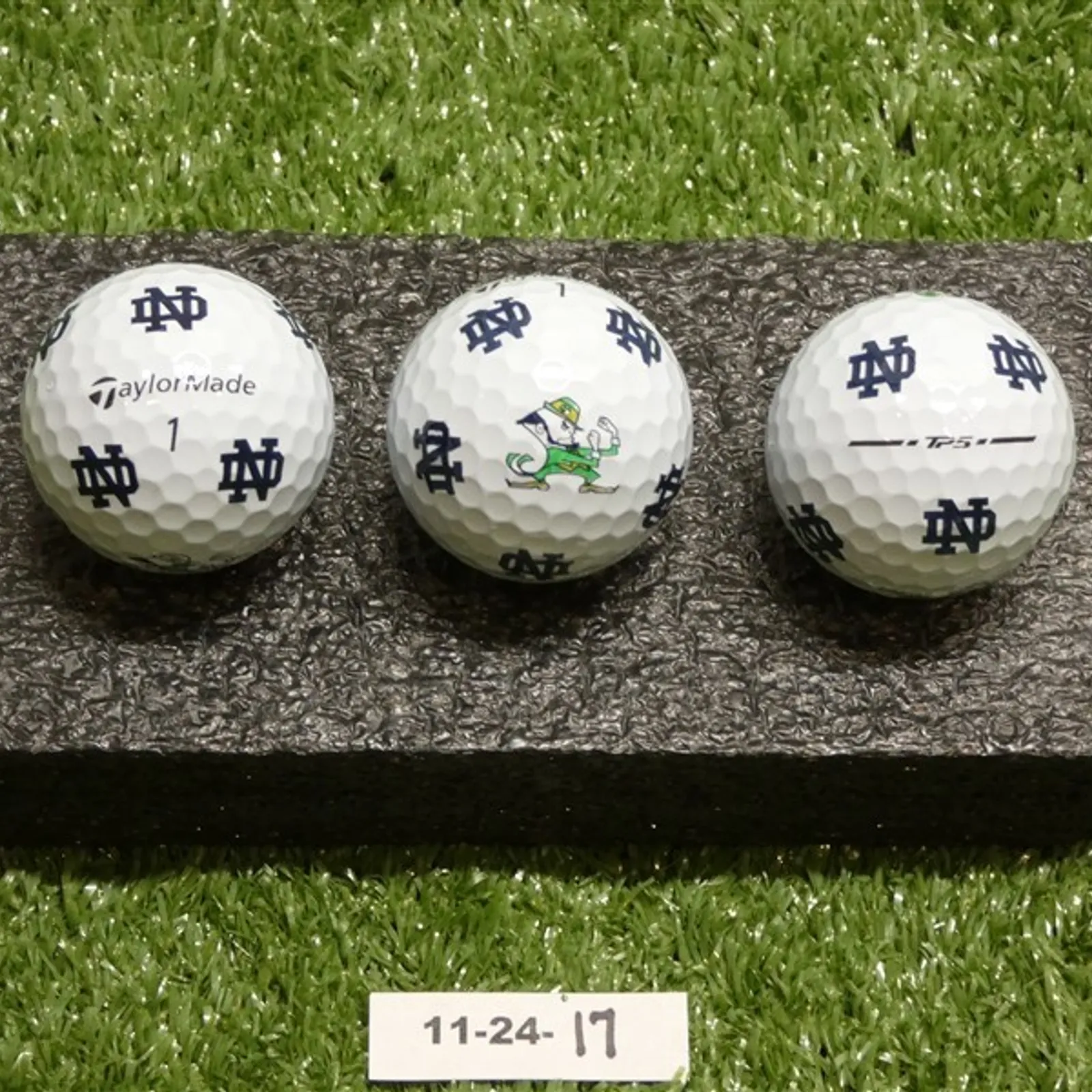 TaylorMade TP5 Pix Notre Dame Fighting Irish Golf Balls Loose 1