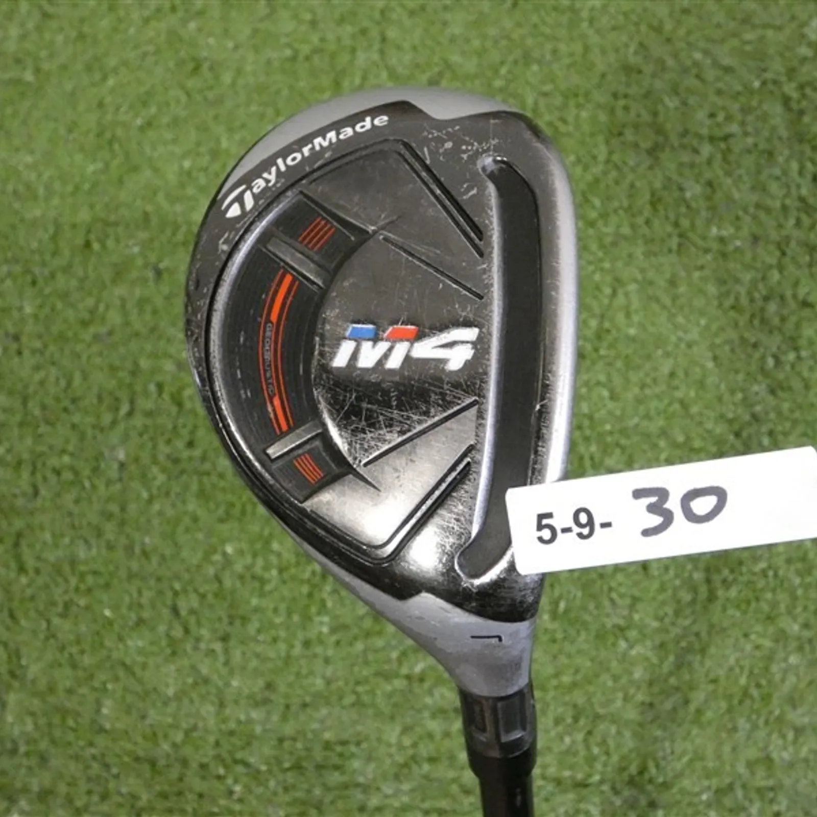 TaylorMade M4 3U 19° TaylorMade M4 19* 3 Hybrid Rescue Atmos 6R Regular Graphite 40.75