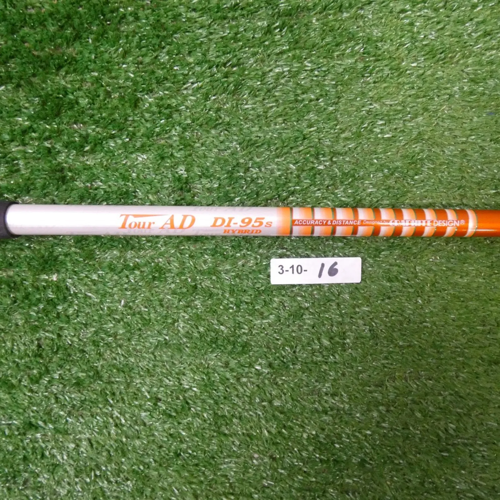 Shaft Hybride Graphite Design Tour AD Di-95H X-Stiff – 39,75" Adaptateur Taylormade