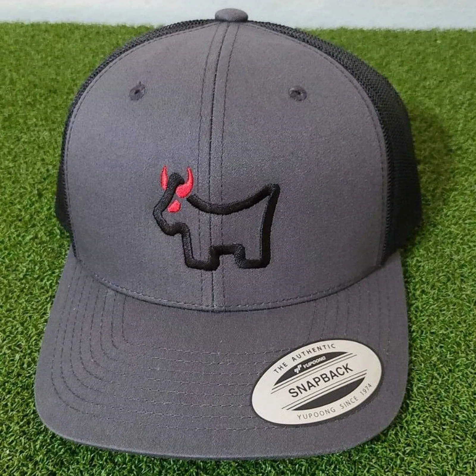 Scotty Cameron グレーキャップ スナップバック スコッティキャメロン ツートーン スコッティドッグ スナップ