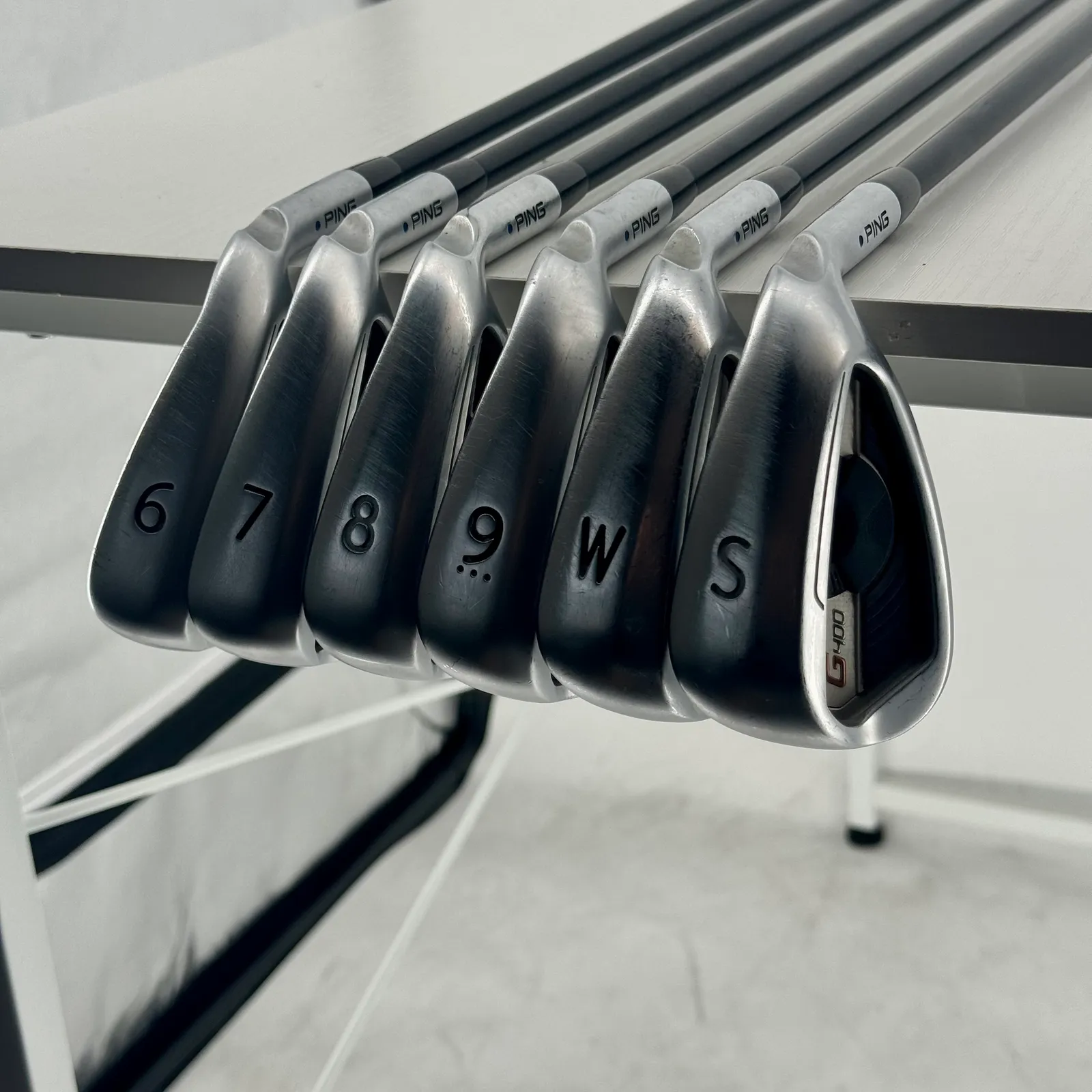 Ping G400 Iron Set 6--PW, SW - ALTA CB Senior Flex Shafts - GP