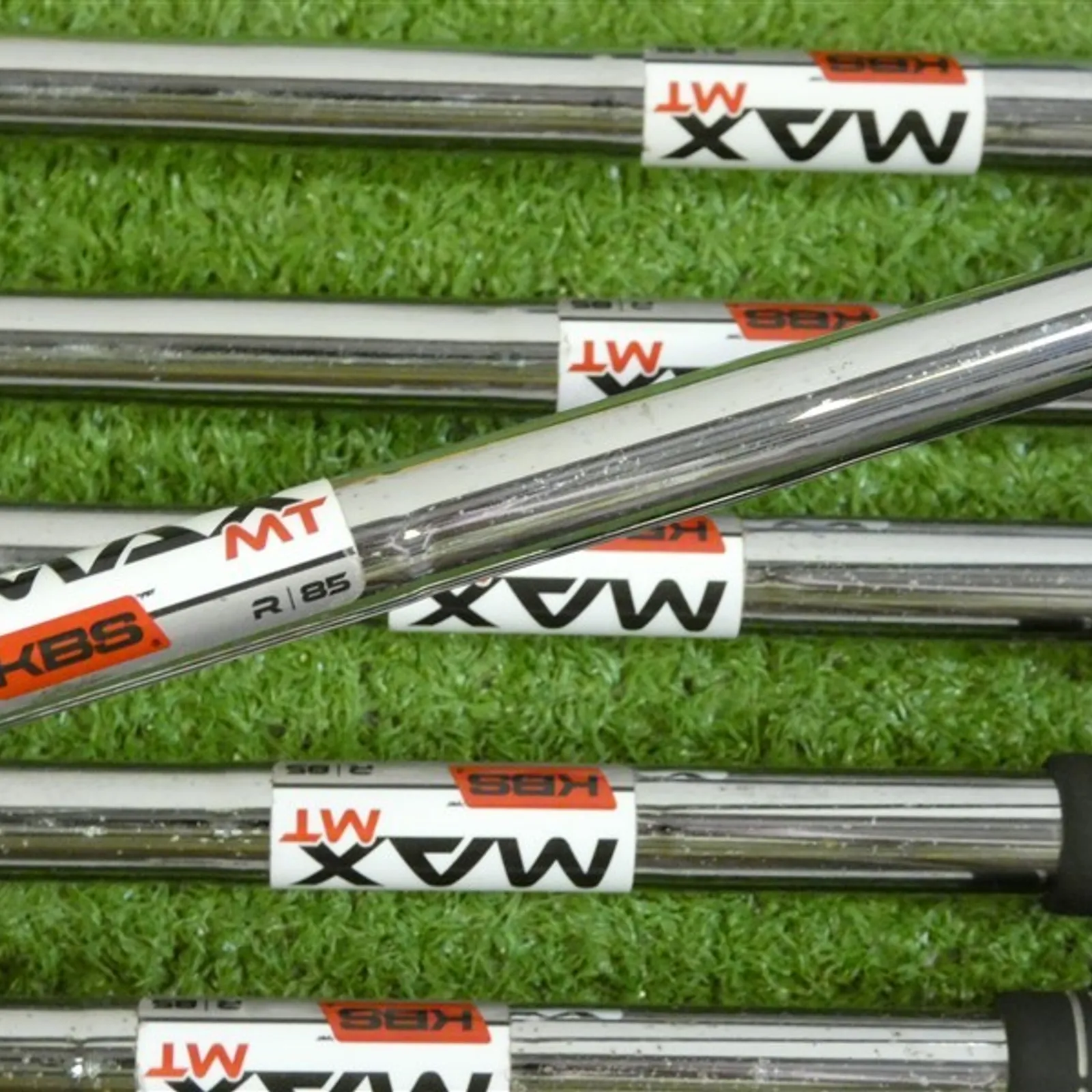 Occasion Fers 5-PW AW SW KBS Max MT Set De Fers TaylorMade Stealth HD 2023 - 5-PW, AW, SW - Droitier, Acier Rigide - Occasion Golf Occasion TaylorMade 8 Clubs