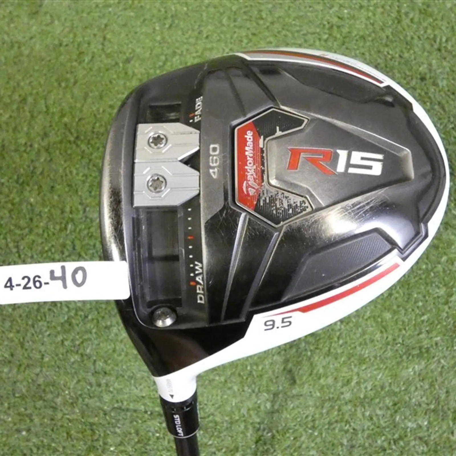 TaylorMade R15 9.5* Left Hand Driver Speeder 57 Stiff Graphite