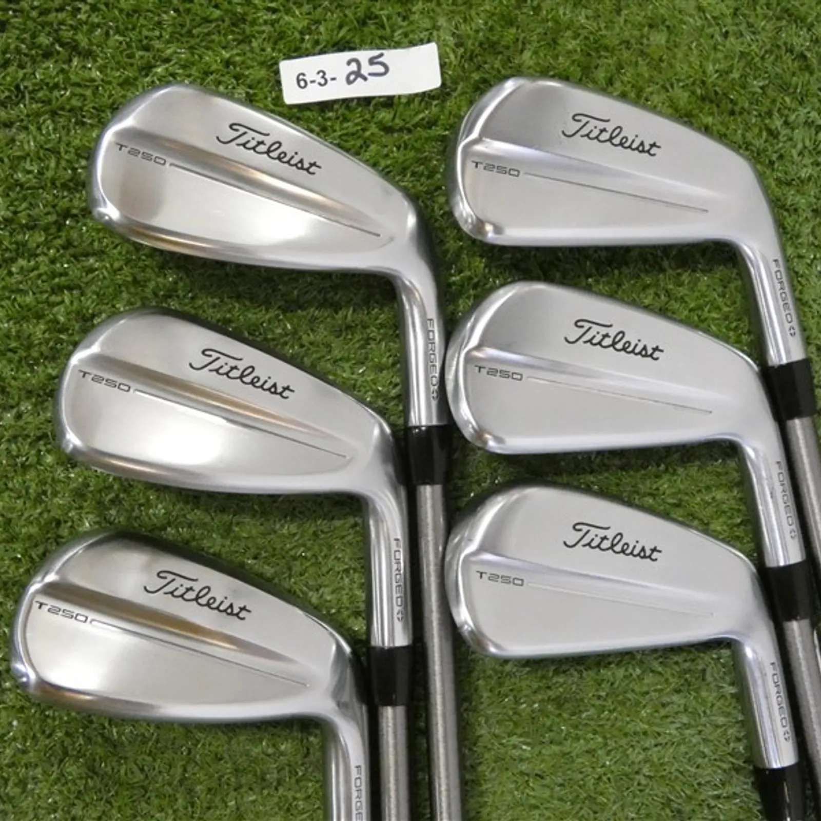 Titleist 2025 T250 Forged Irons 5-P SteelFiber i80 Stiff Graphite