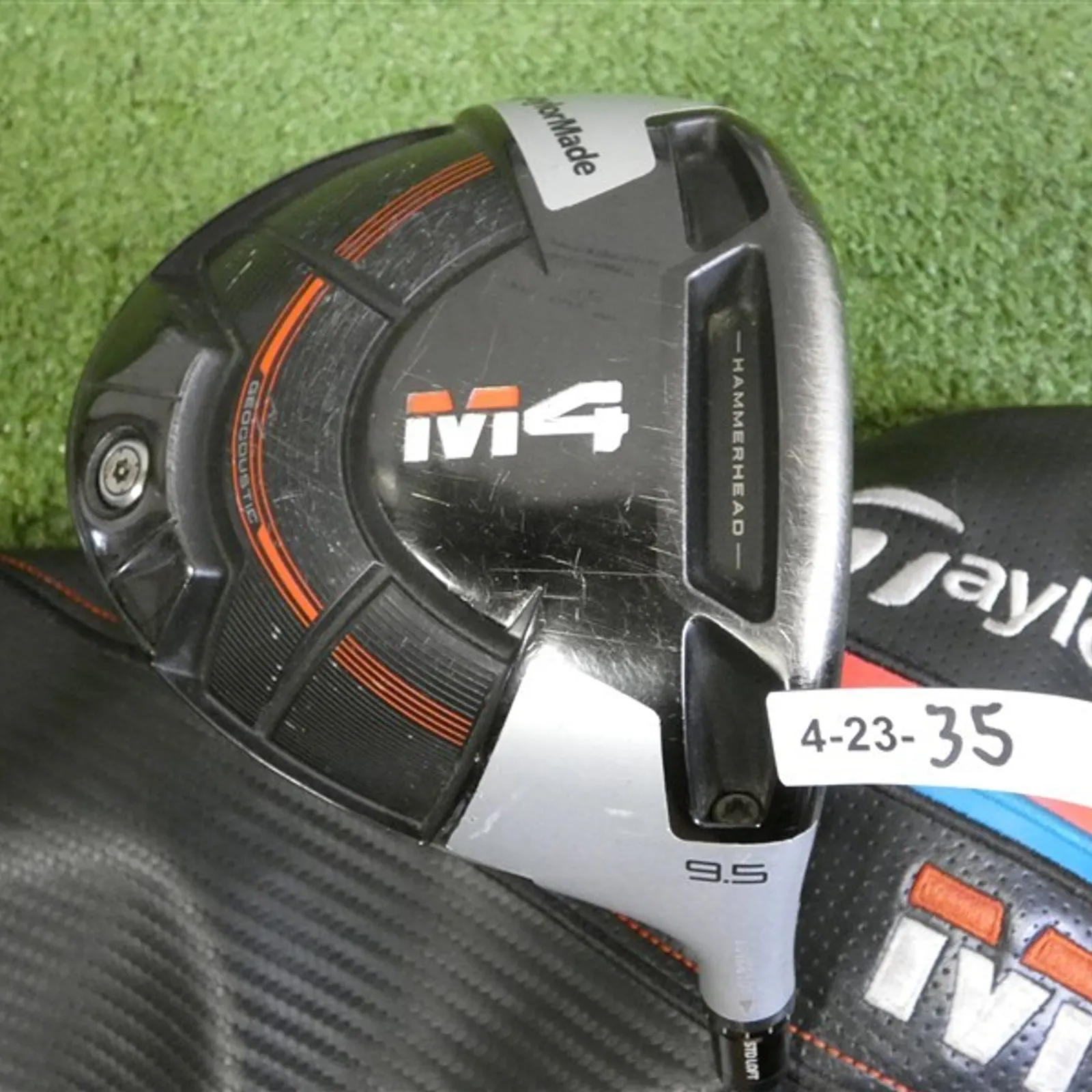 TaylorMade M4 9.5* Driver HZRDUS Smoke RDX 60g 6.0 Stiff Graphite