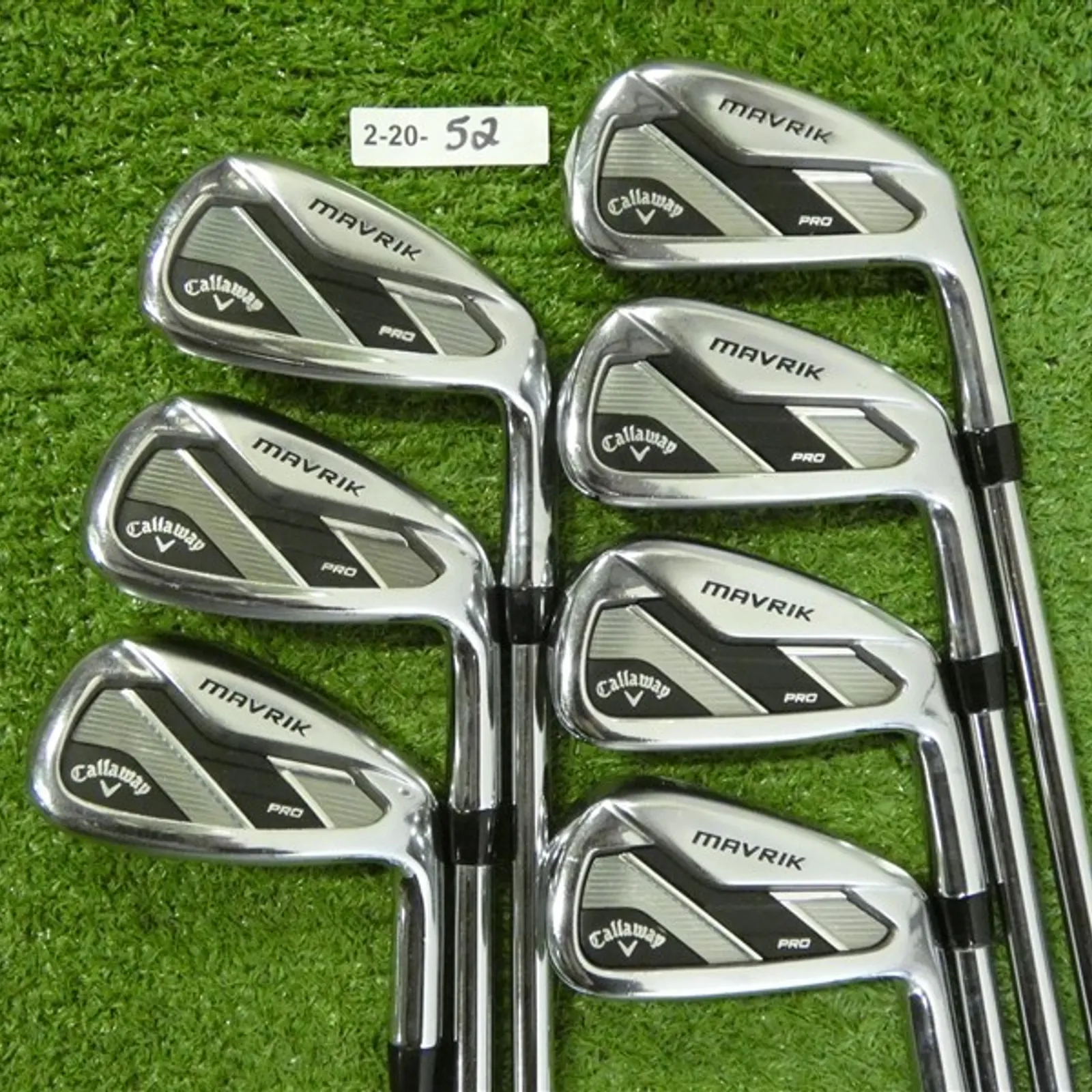 Callaway Mavrik Pro Irons 4-P KBS $-Taper 120 Stiff Steel +.5