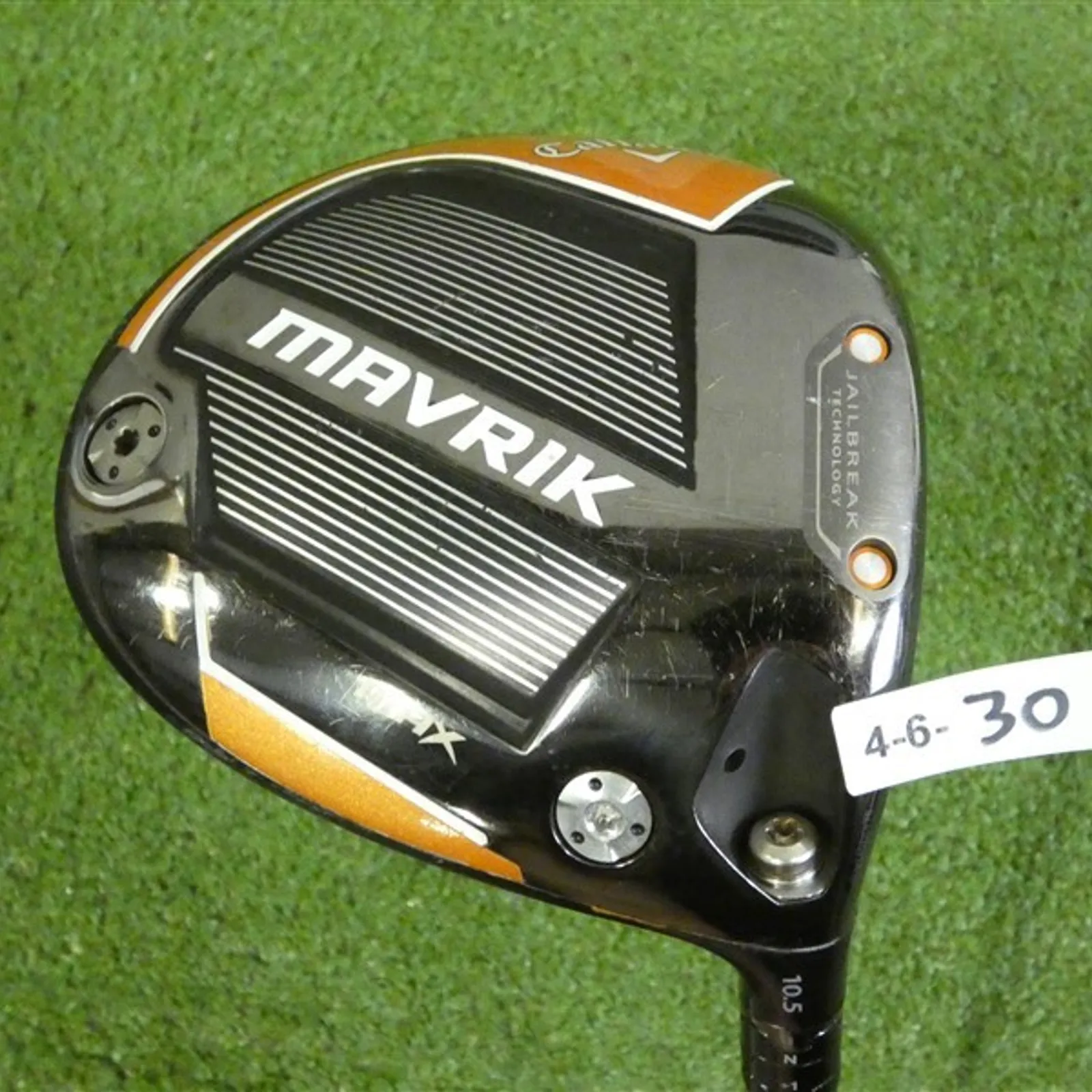 Callaway Mavrik Max 10.5* Driver Riptide 50g 6.0 Stiff Graphite