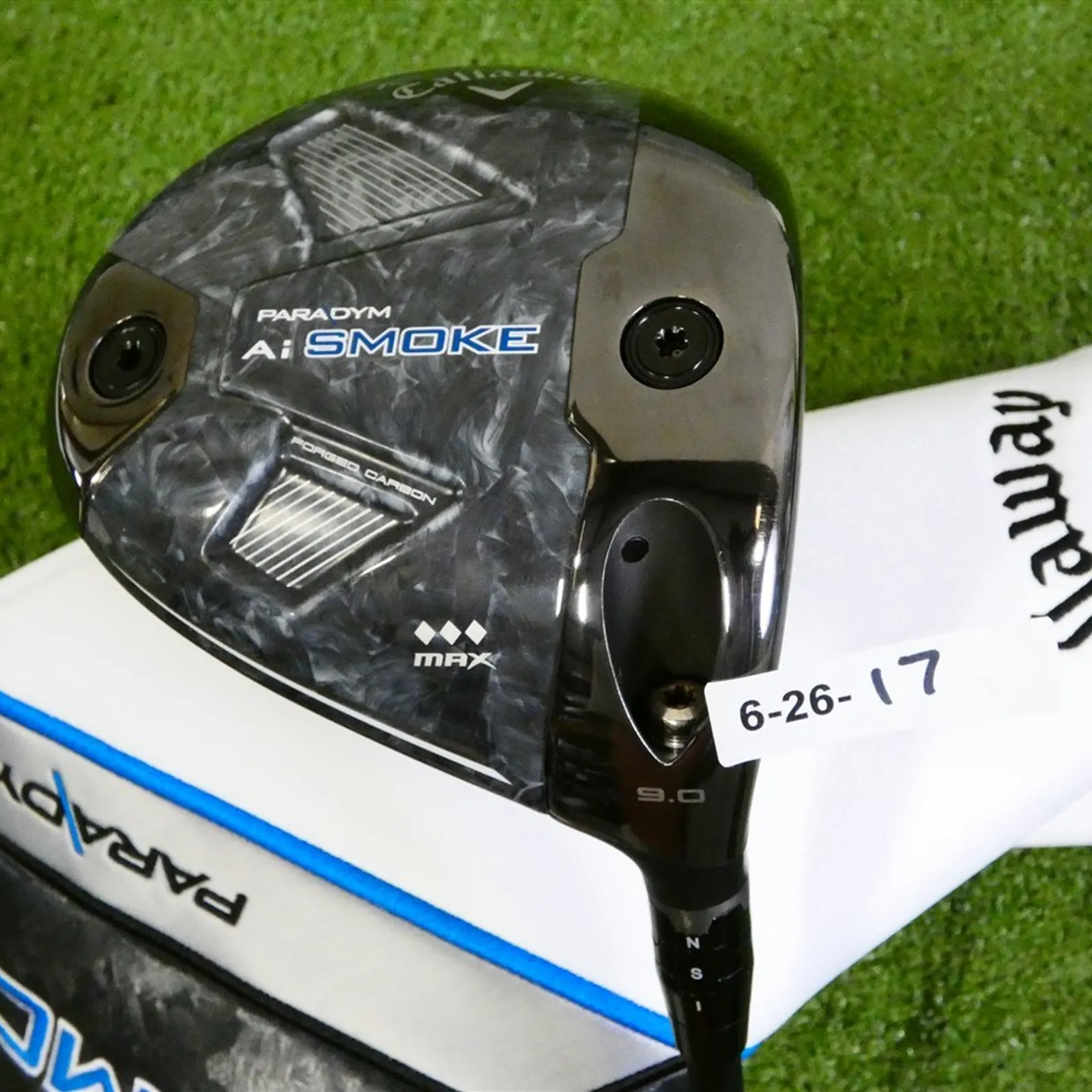 Callaway Paradym Ai Smoke Triple D Max 9 Driver Tensei 1K Black 65