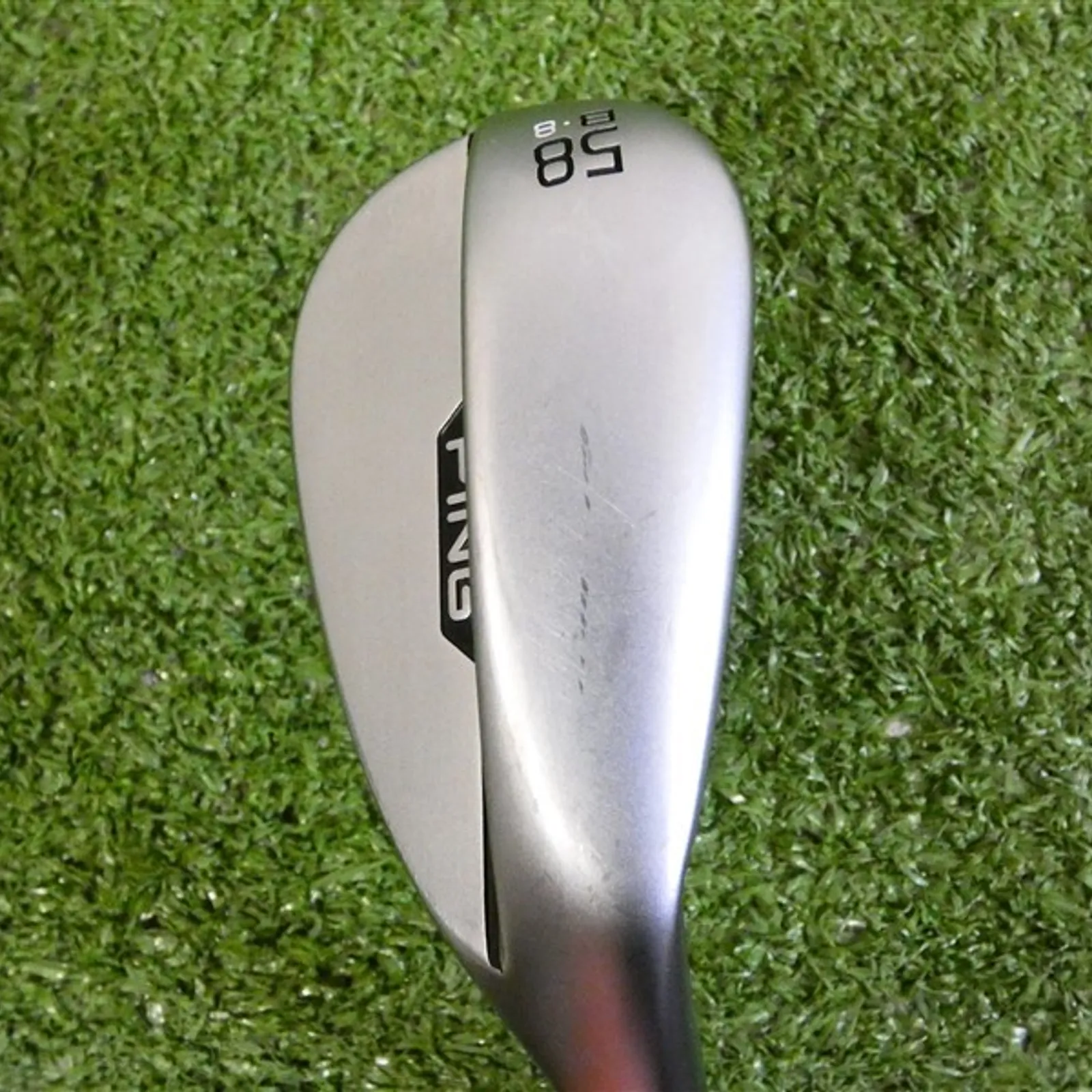 Ping S159 Chrome 58* 8* Lob Wedge B Grind Z-Z115 Steel Black Dot