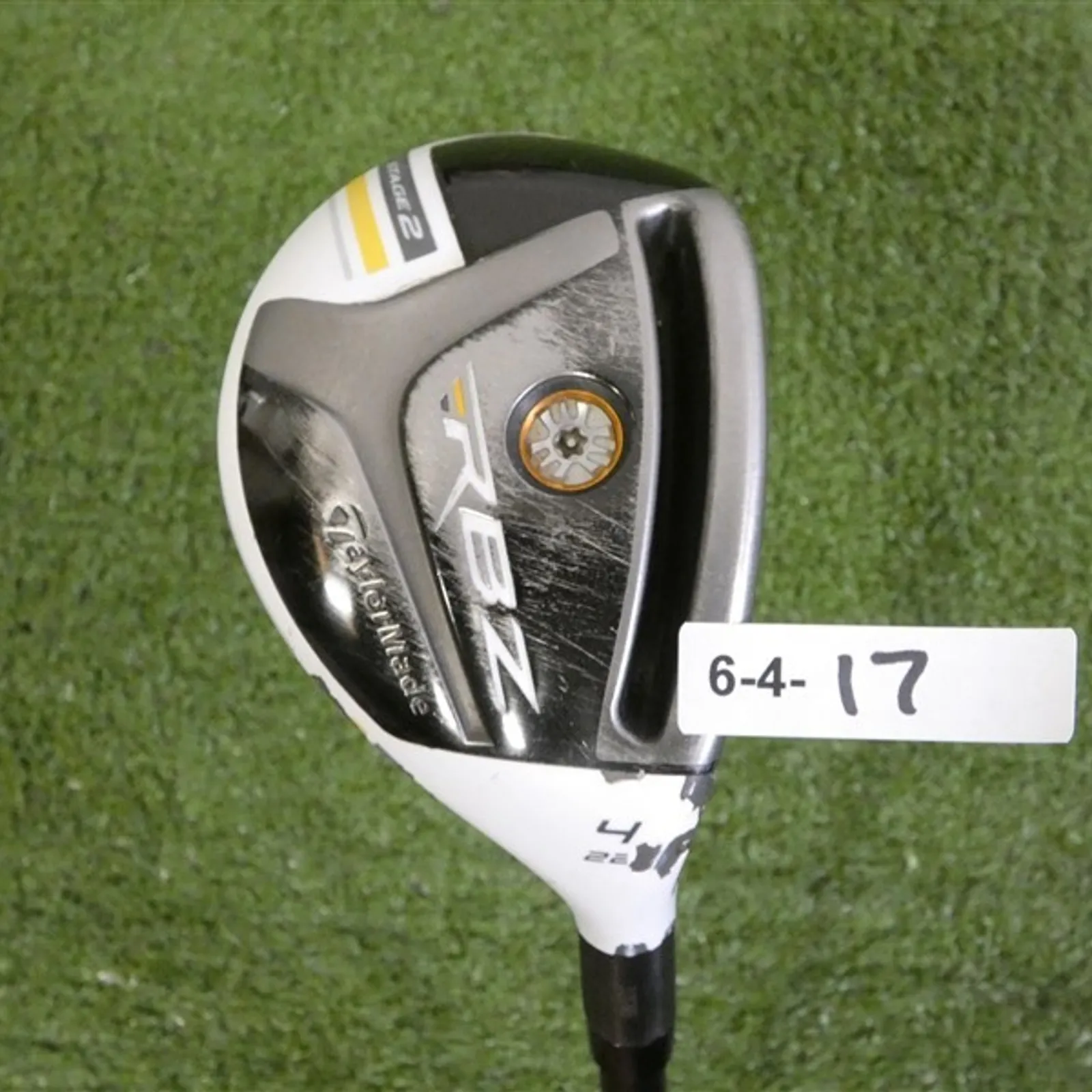TaylorMade RBZ Stage 2 22* 4 Hybrid RocketFuel 65g Stiff Graphite