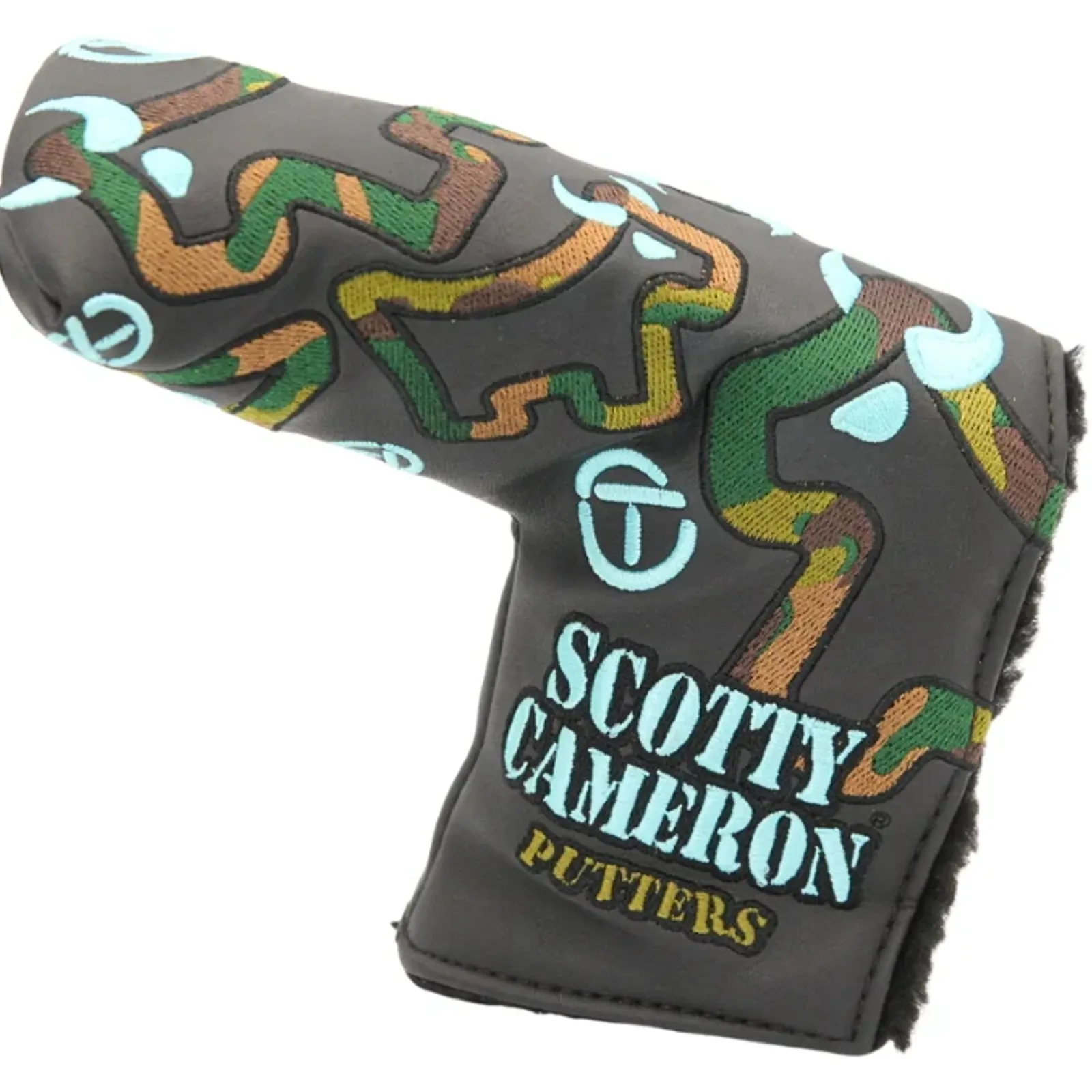 NEW SCOTTY CAMERON CIRCLE T TIFFANY CAMO BULLDOG BLADE HEADCOVER