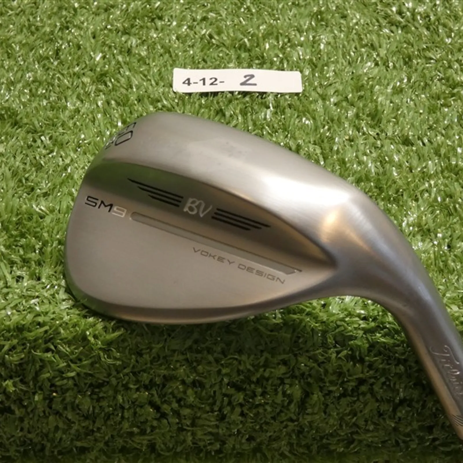Titleist Vokey SM9 Tour Chrome 60* 12* Lob Wedge D Grind Dynamic 