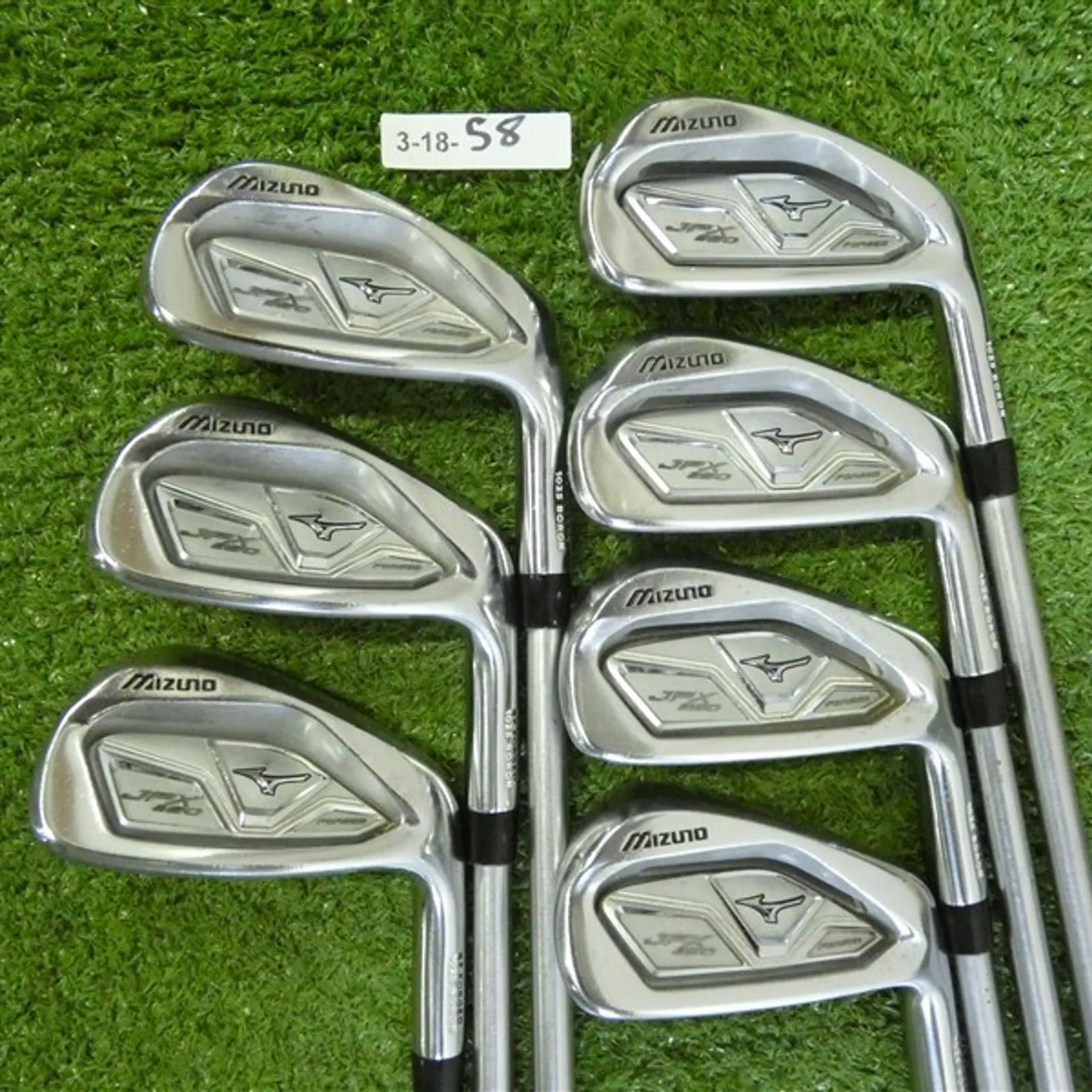 Mizuno JPX 850 Forged Irons 4-P KBS Tour C-Taper 120 Stiff Steel