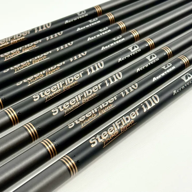 Aerotech Steelfiber i110 4-AW Stiff Flex Iron Shaft Set - GP Grip