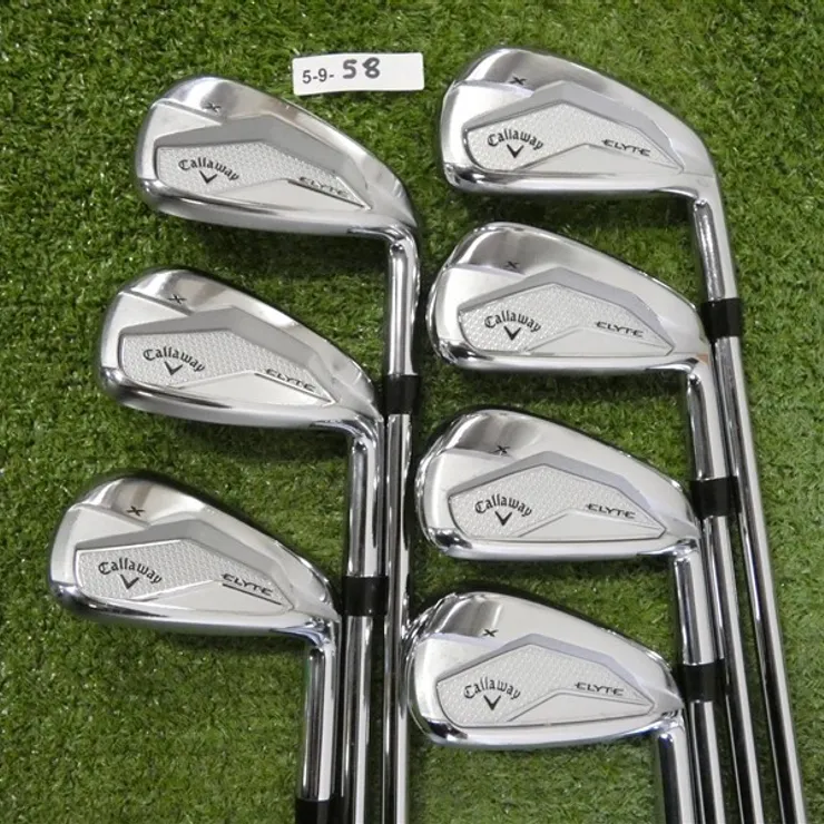 Callaway Elyte X Irons 5-P & A TT Vector 80g Regular Steel Excellent