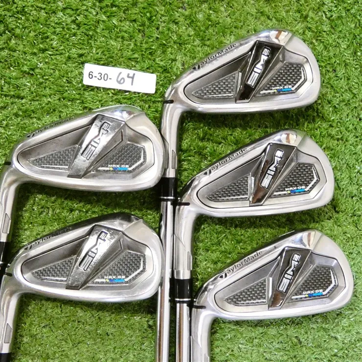 TaylorMade SIM2 Max OS Left Hand Irons 5-9 (No P Wedge) Max MT 85