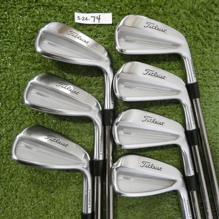 Titleist 2023 T150 Forged Irons 5-P & 48* W Recoil 95 F4 Stiff
