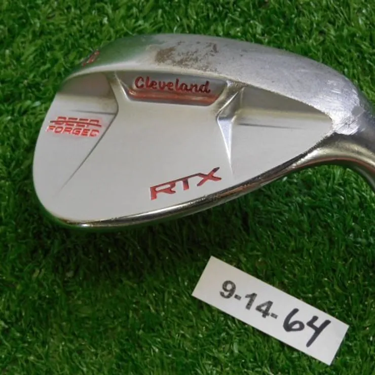 Cleveland RTX Deep Forged 58* 12* Lob Wedge Dynamic Gold S200 Steel