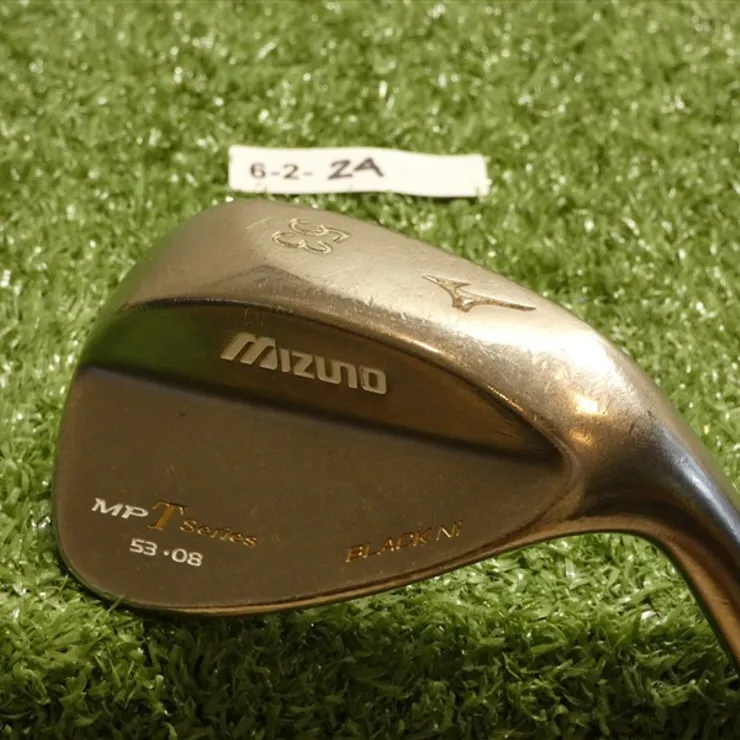 Mizuno MP T Series Black Nickel 53* 08* Gap Wedge Dynamic Gold Steel