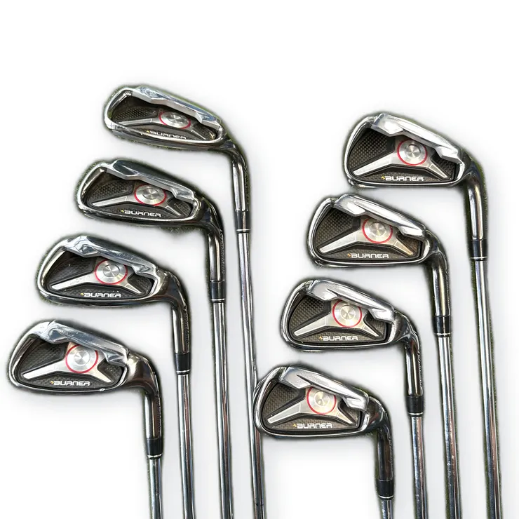 TaylorMade Iron Set Burner 4-PW AW 8 Clubs Steel Stiff Flex Right Hand