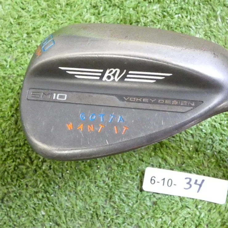 Titleist Vokey SM10 WedgeWorks 60* 08* Lob Wedge M Grind AMT S300