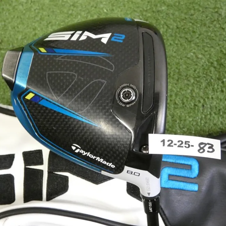 TaylorMade SIM2 8.0* Driver HZRDUS Smoke RDX 70 6.5 X Extra Stiff