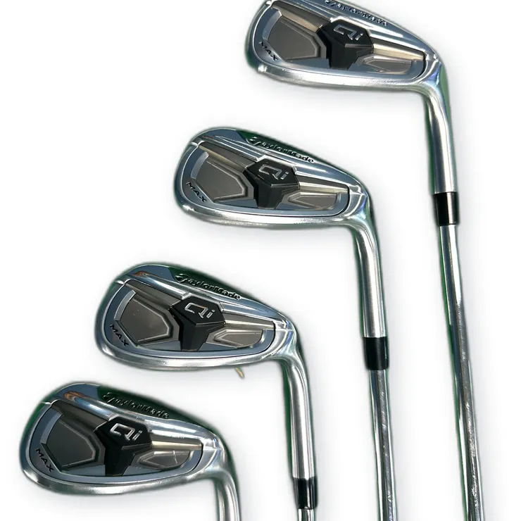 TaylorMade Qi Max Iron Set 5-PW AW SW 8 Clubs KBS Max MT 85 Regular RH