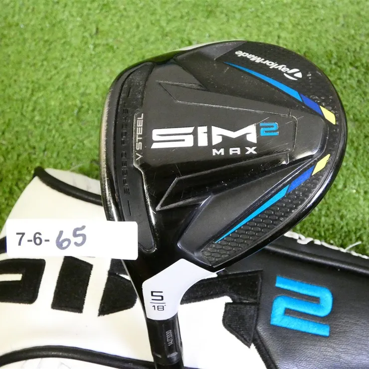 TaylorMade SIM2 Max 18* Left Hand 5 Wood Ventus Blue 6 Stiff