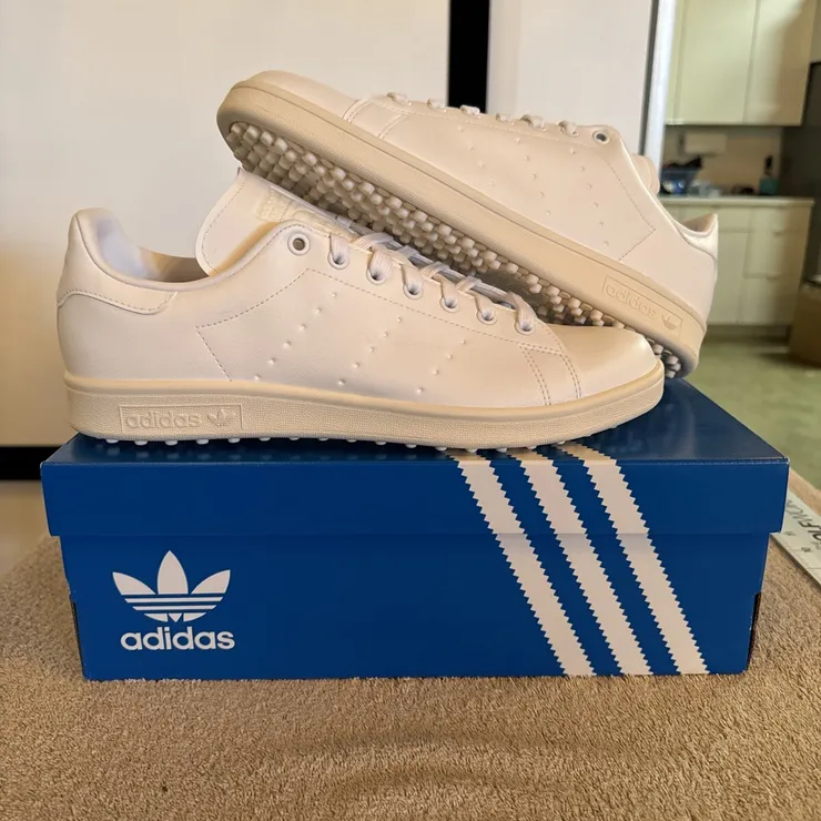 Adidas Stan Smith Spikeless Golf Shoes White/Off White Men's