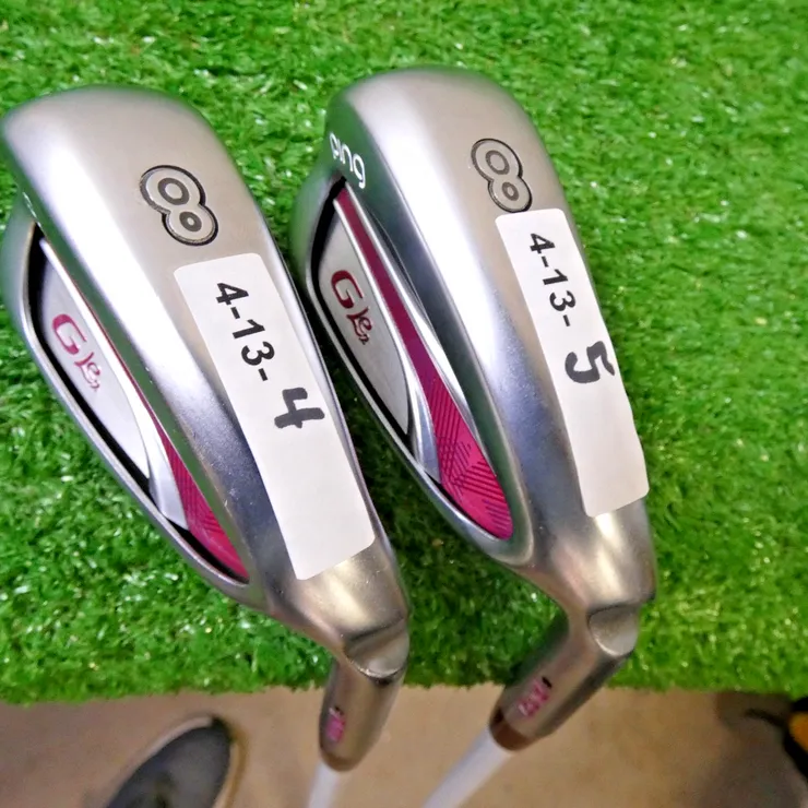 PING G Le2 Womens (two) 8 Irons ULT240 Ultra Lite Ladies Graphite Black ...