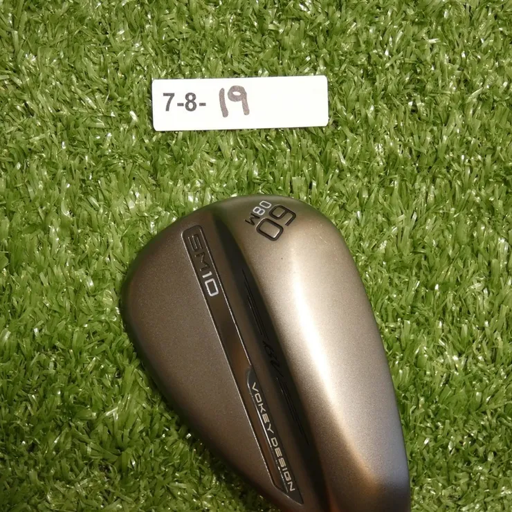 Titleist Vokey SM10 Nickel 60* 08* Lob Wedge M Grind Dynamic Gold