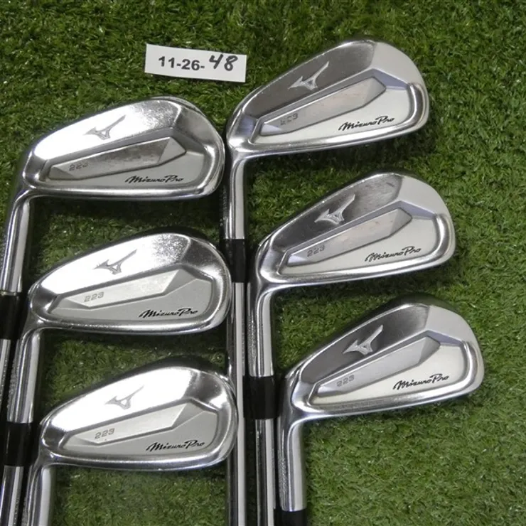 Mizuno Pro 223 Left Hand Irons 4-9 (No P Wedge) Project X 6.5