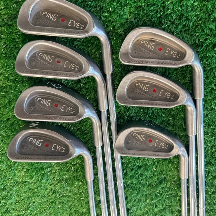 PING Eye2 Iron Set 4-W Red Dot Regular Flex Steel RH 7 Clubs INV-0644