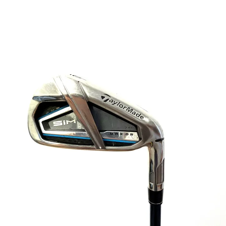 TaylorMade SIM MAX dynamic gold X6本 TaylorMade SIM MAX OS 9 Iron Fujikura Ventus 6-R Graphite Shaft