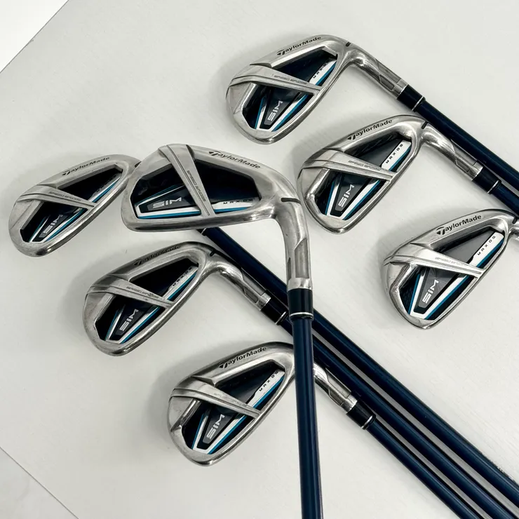 TaylorMade SIM Max OS 4-AW Iron Set - Ventus 6-Regular - LAM Grip